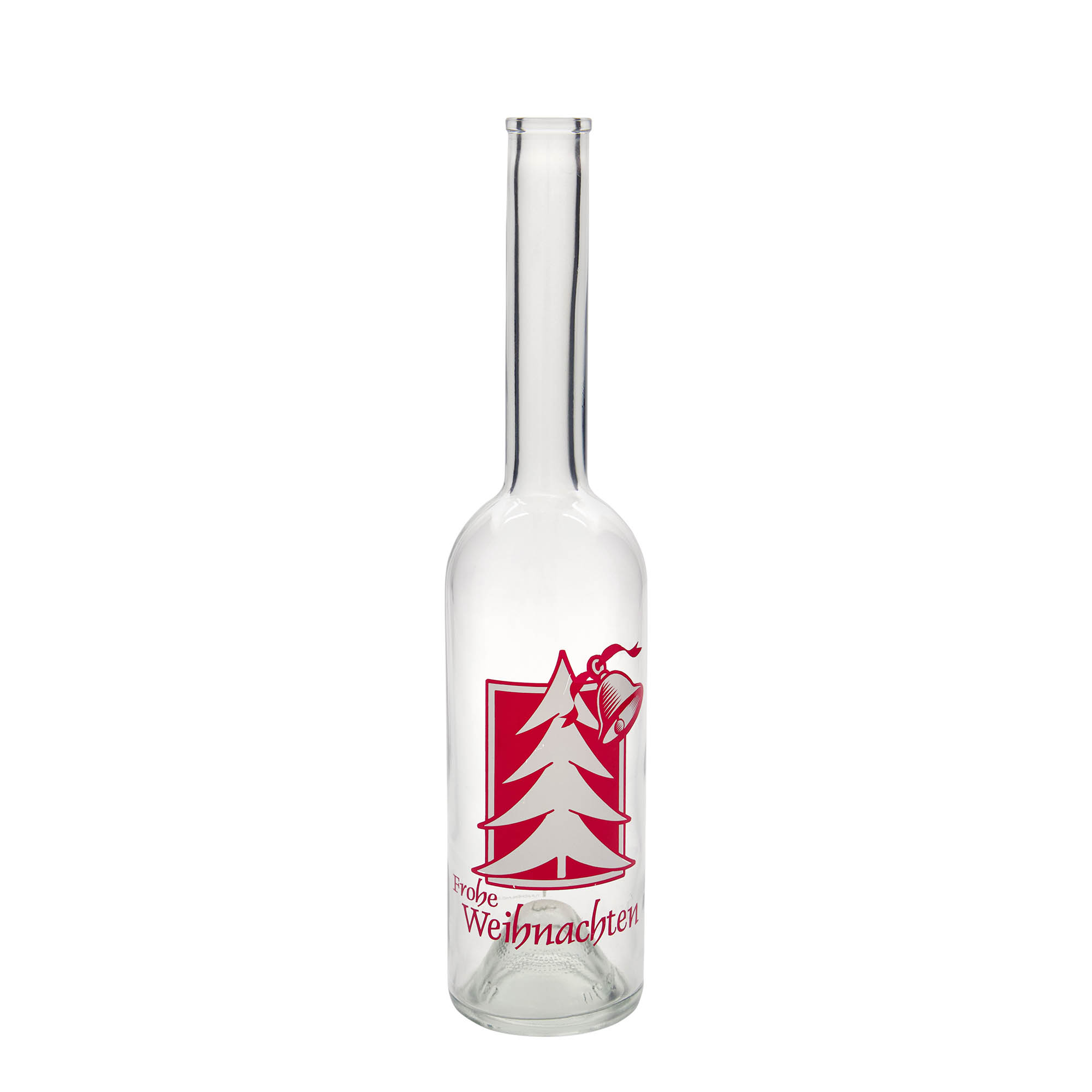 Garrafa de vidro de 500 ml 'Ópera', motivo: Cumprimento de Natal, boca: cortiça Garrafa de vidro de 500 ml 'Ópera', motivo: Cumprimento de Natal, boca: cortiça
