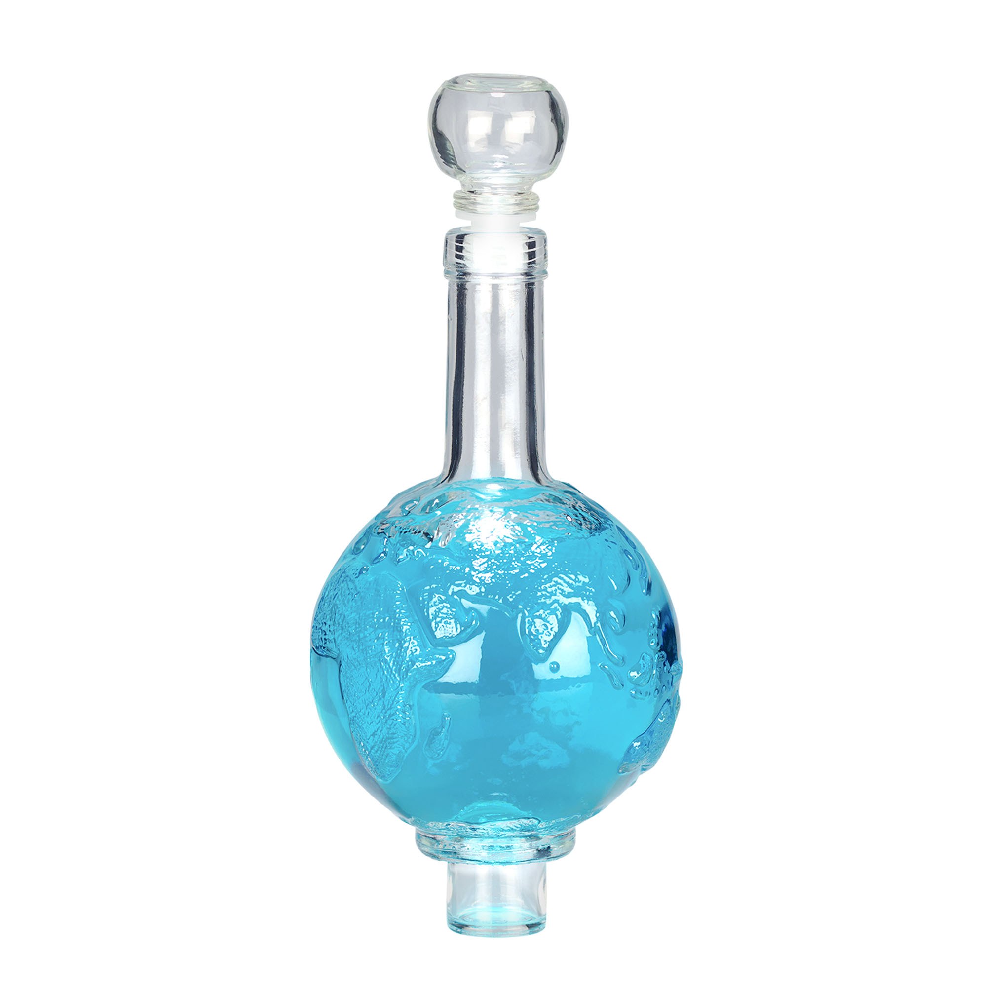 Garrafa de vidro de 500 ml 'Globus', Boca: Cortiça