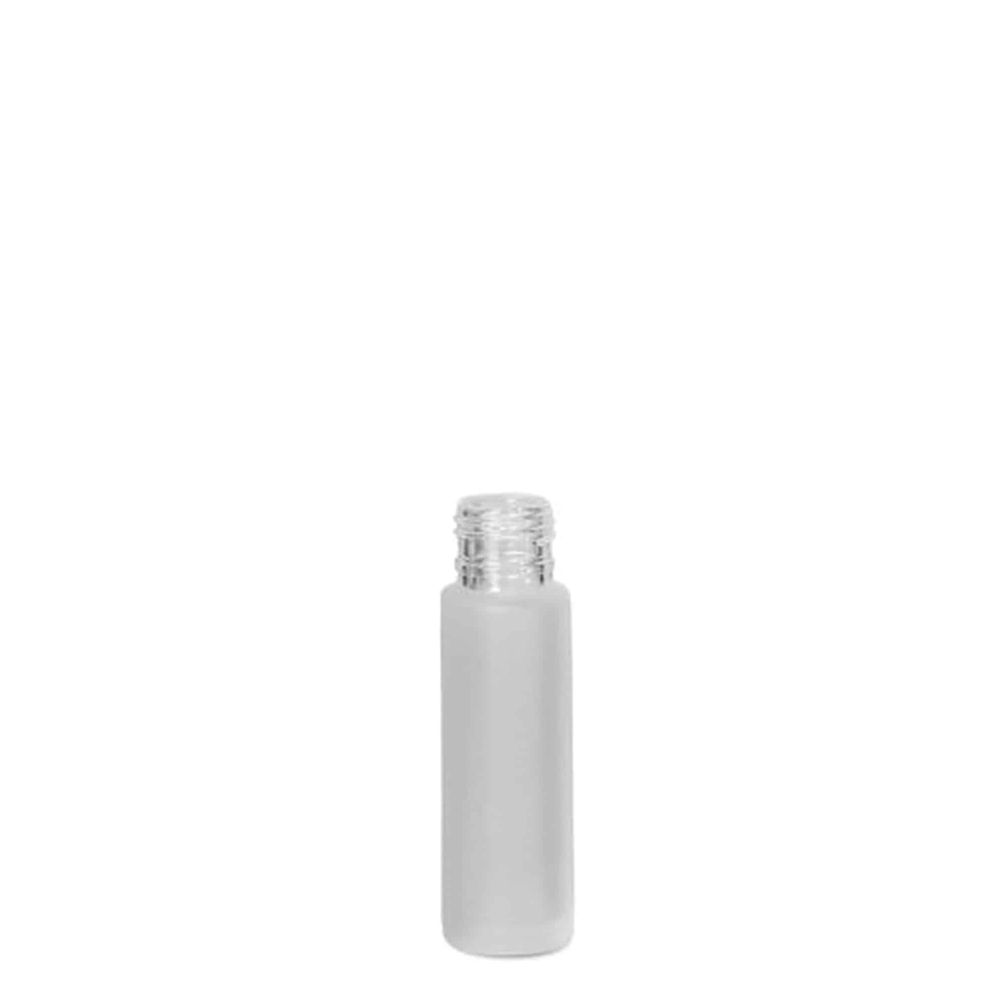 Frasco roll-on de 10 ml, vidro, esmerilado, abertura: tampa de rosca