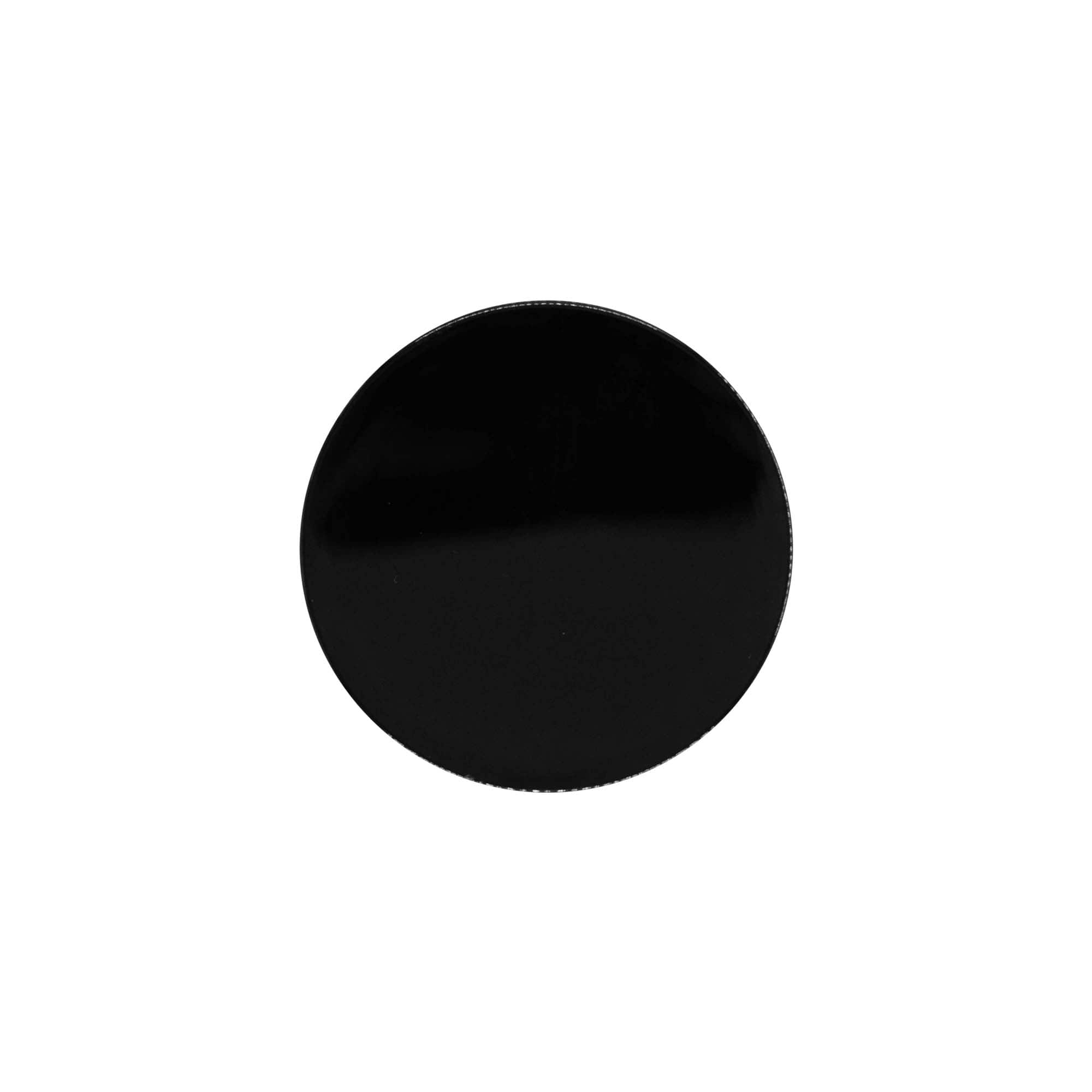 Tampa de rosca, plástico PP, preto, boca: 70/400
