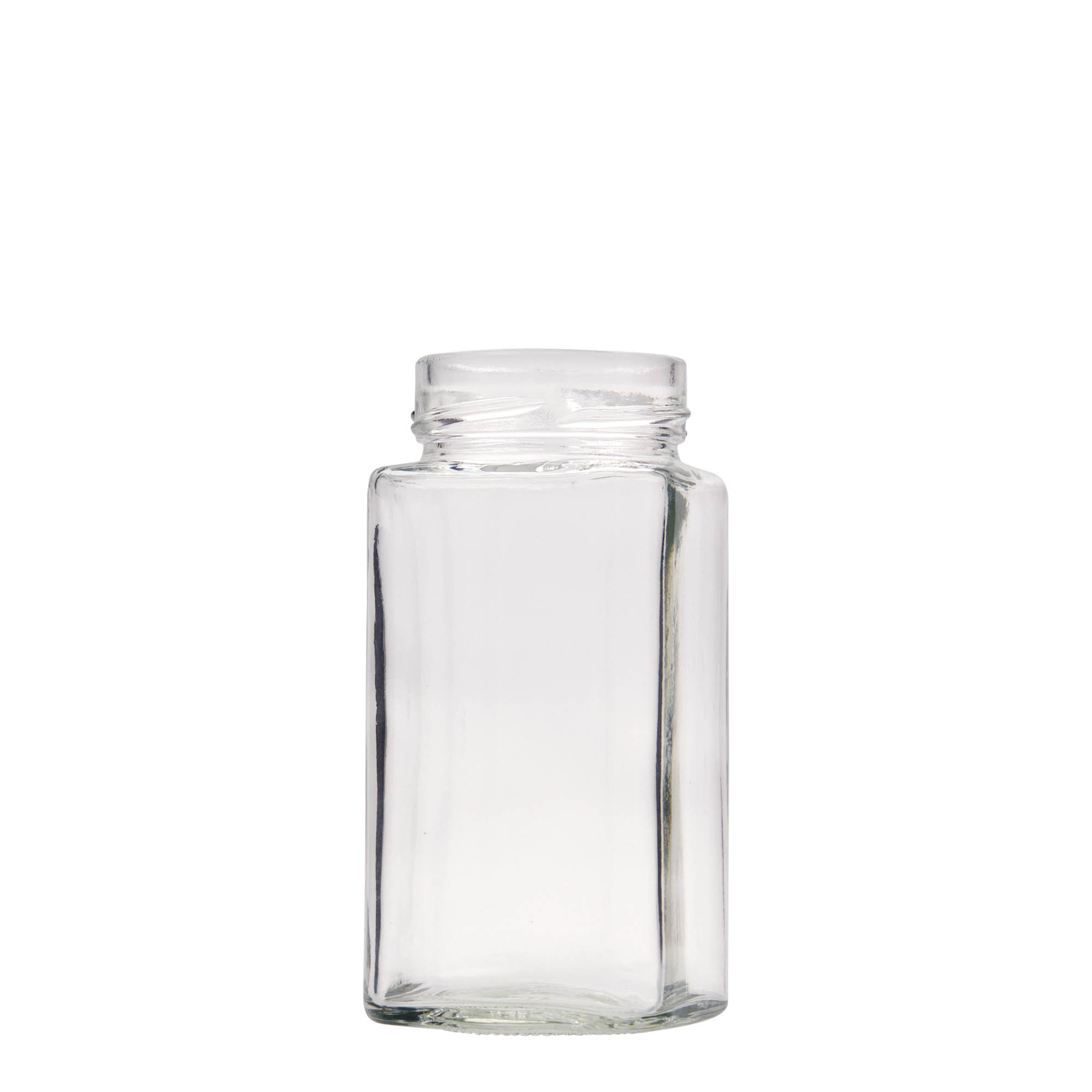 314 ml Frasco quadrado 'Funny', Boca: Deep-Twist-Off (DTO 58) 314 ml Frasco quadrado 'Funny', Boca: Deep-Twist-Off (DTO 58)