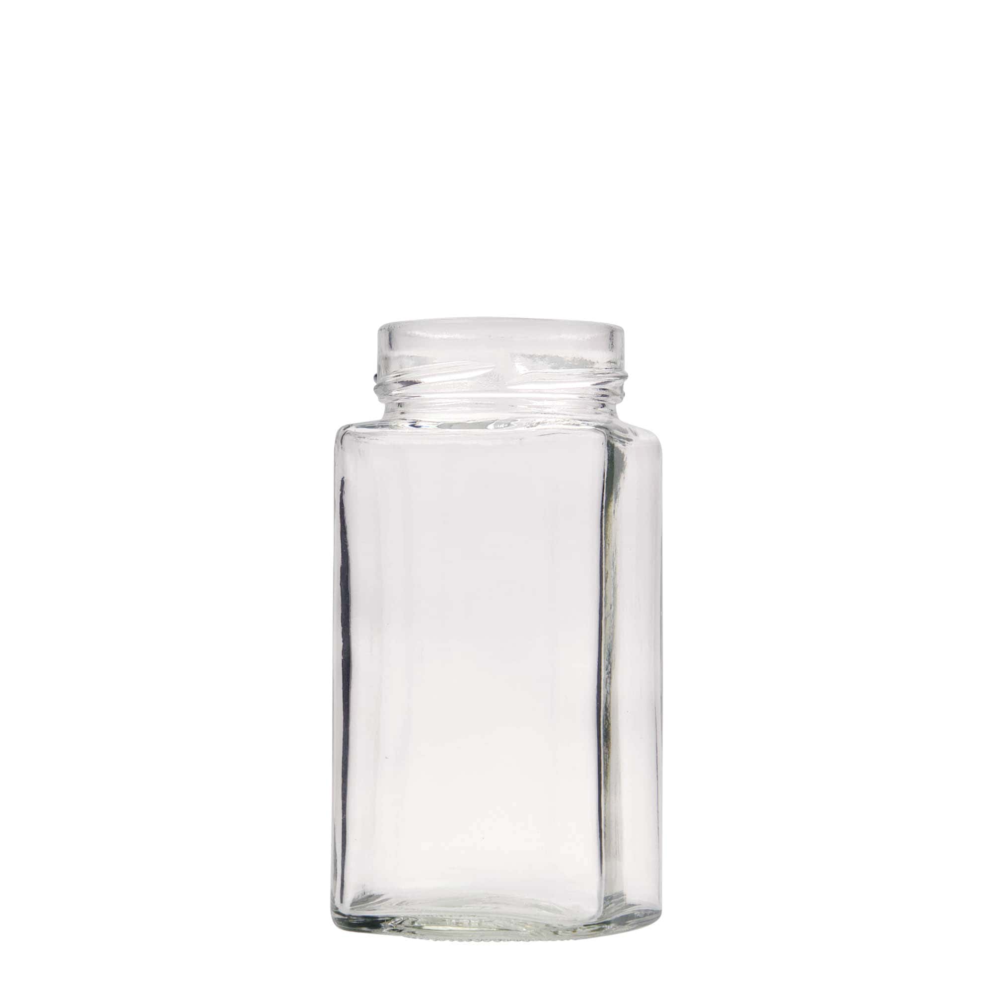 314 ml Frasco quadrado 'Funny', Boca: Deep-Twist-Off (DTO 58)