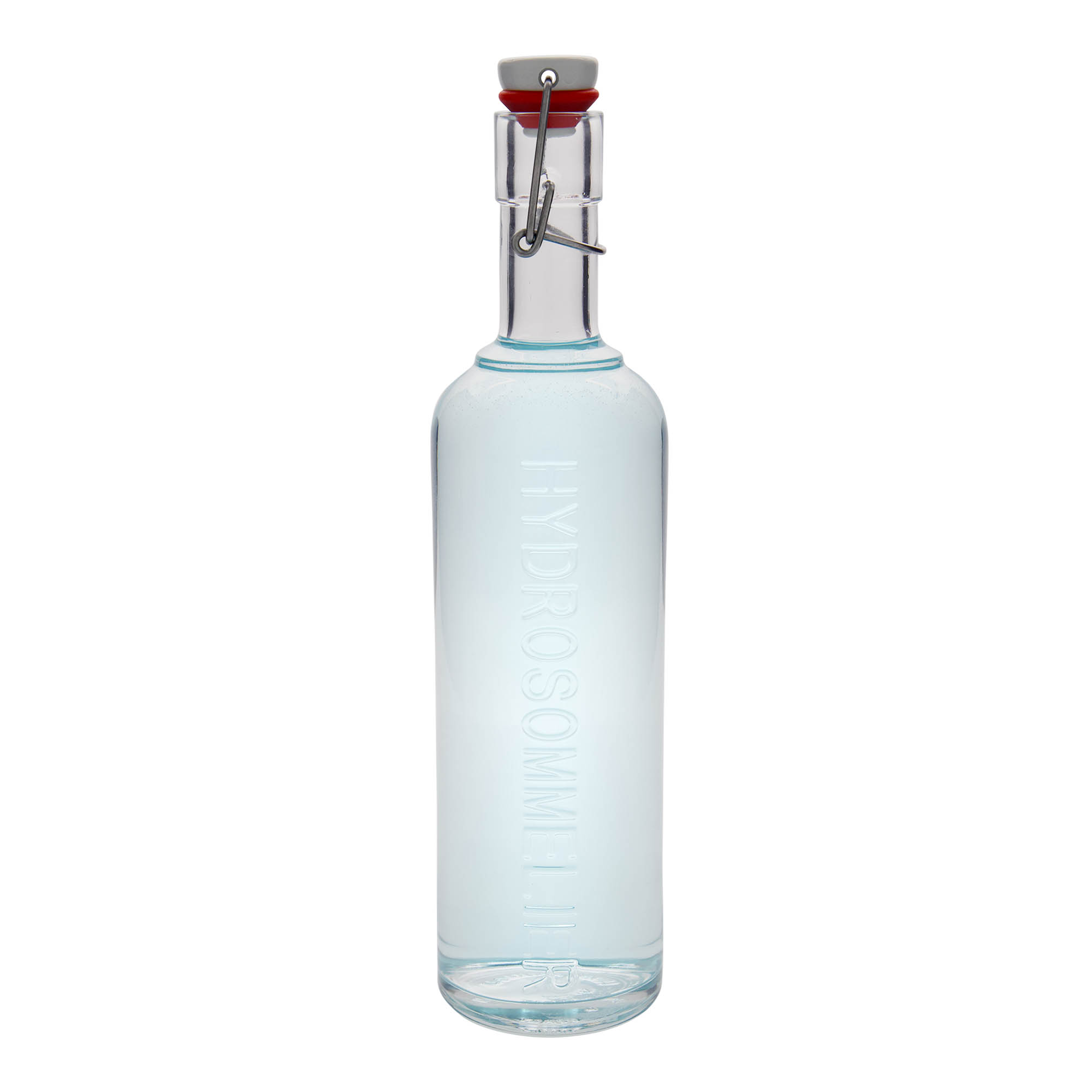 Garrafa de vidro 1.000 ml 'Optima Hydrosommelier', boca: fecho de mola Garrafa de vidro 1.000 ml 'Optima Hydrosommelier', boca: fecho de mola