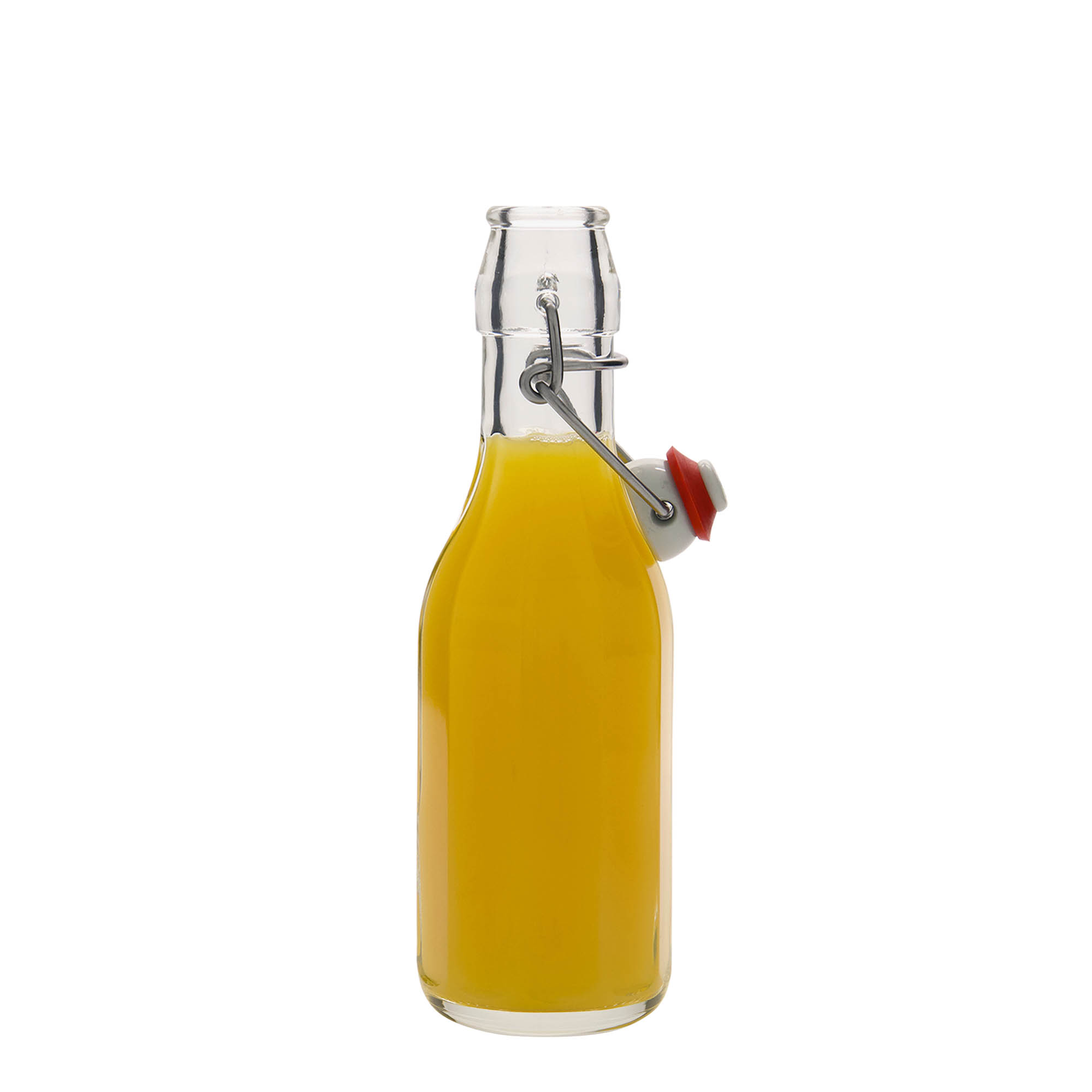 Frasco de vidro de 250 ml 'Bravo', decagonal, boca: fecho de mola Frasco de vidro de 250 ml 'Bravo', decagonal, boca: fecho de mola