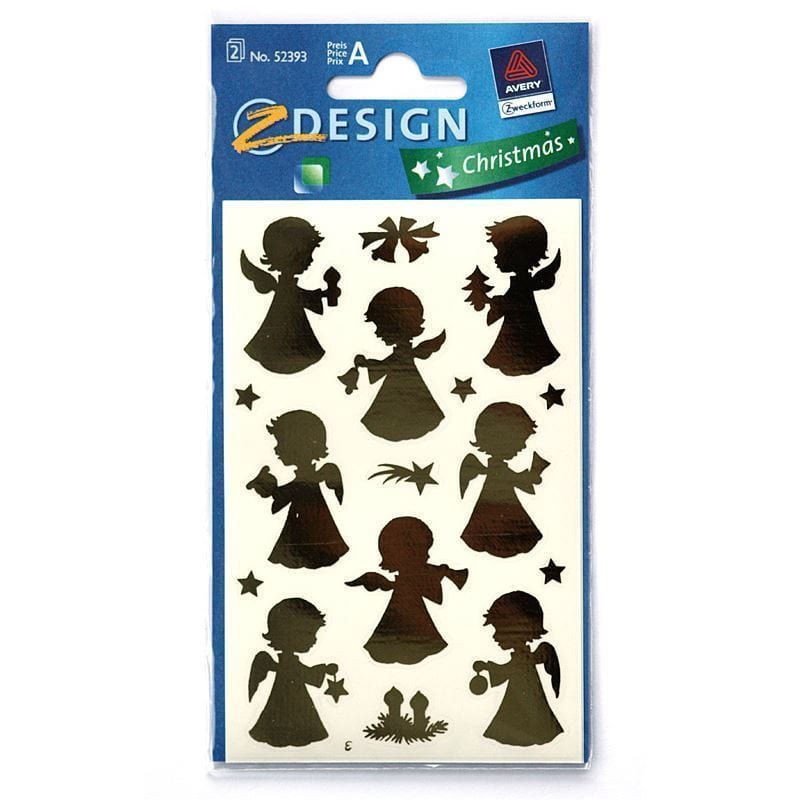 Autocolantes Zweckform 'Anjo', papel, dourado