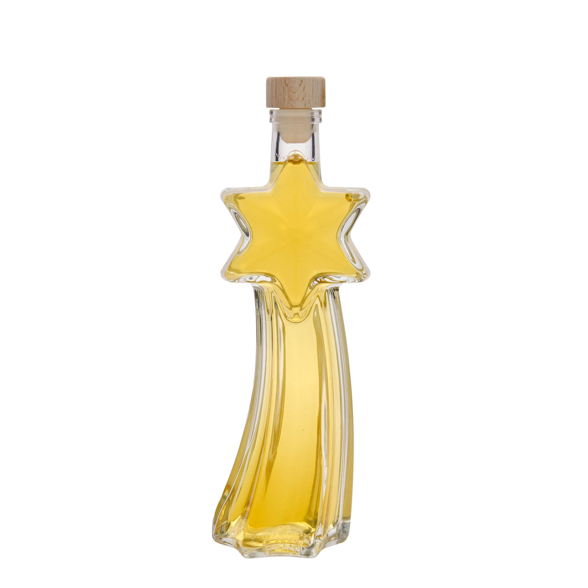 Frasco de vidro de 200 ml 'Estrela Cadente', boca: cortiça Frasco de vidro de 200 ml 'Estrela Cadente', boca: cortiça