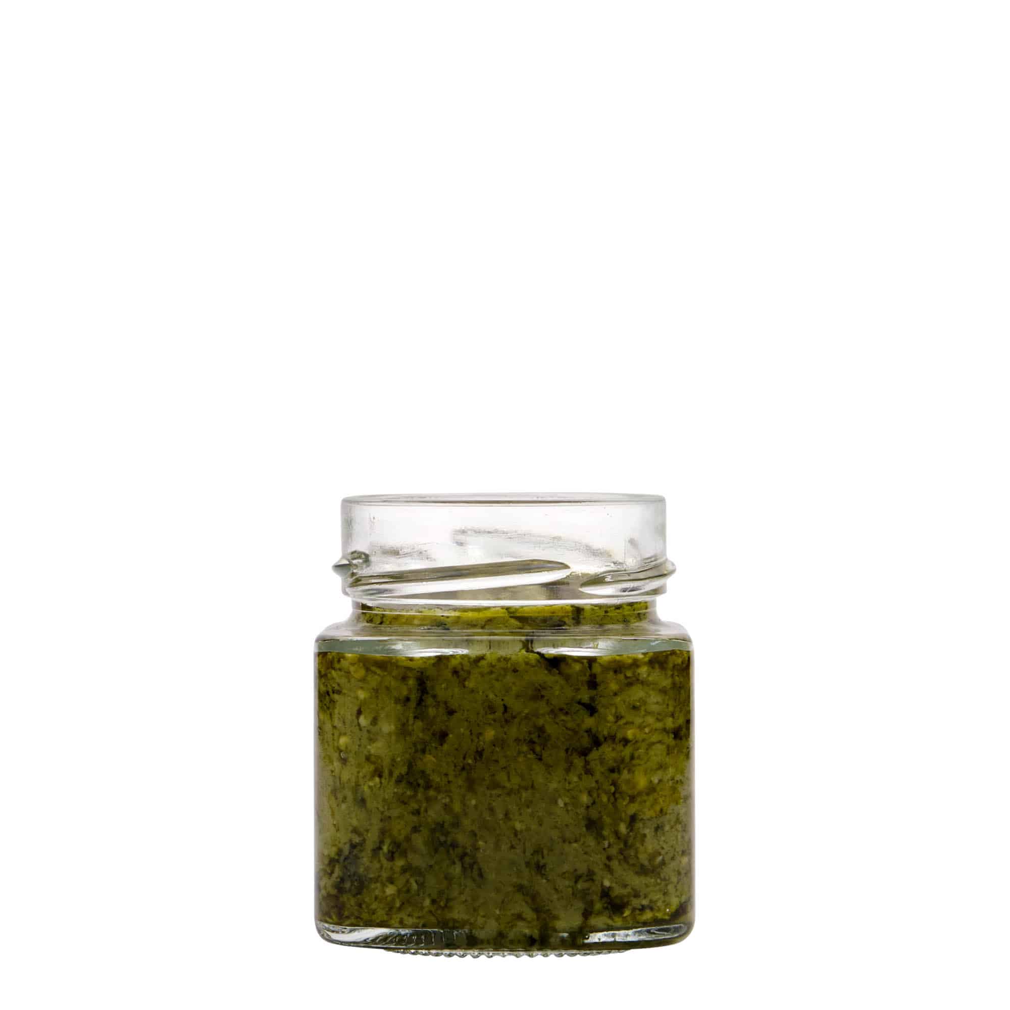 156 ml frasco quadrado 'Funny', boca: Deep-Twist-Off (DTO 58)