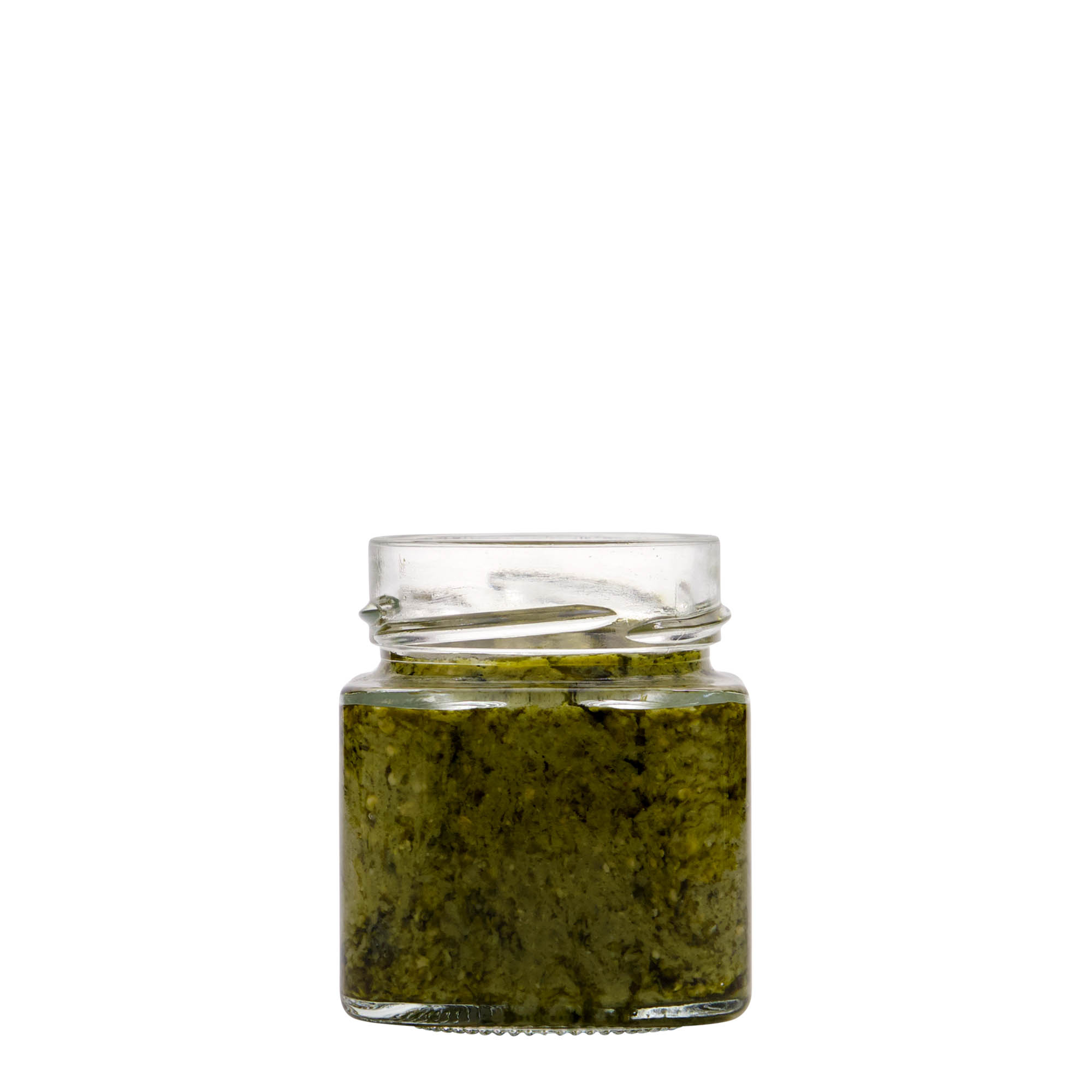 156 ml frasco quadrado 'Funny', boca: Deep-Twist-Off (DTO 58)