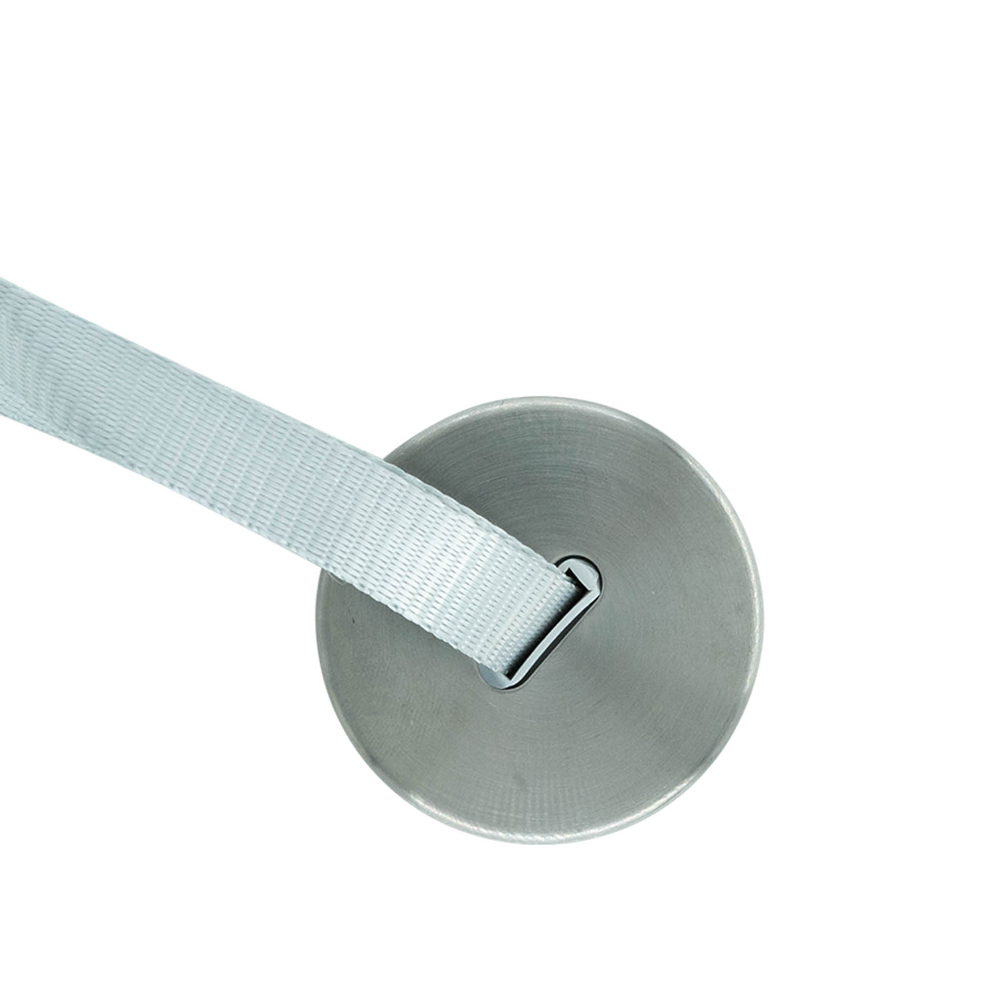 Tampa de rosca 'Perseus' com argola, metal, prateado