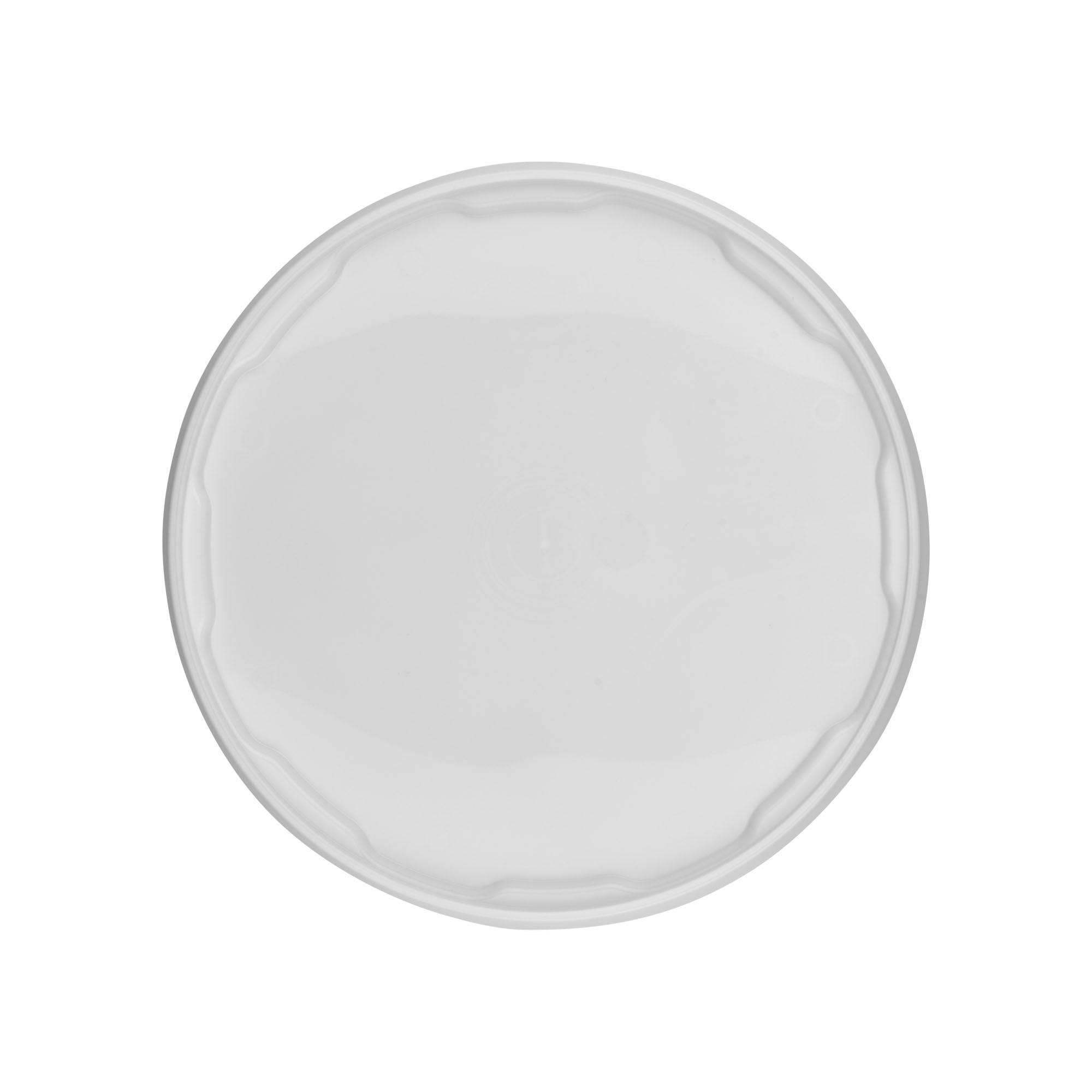 Tampa para baldes 10 l, plástico PP, branco