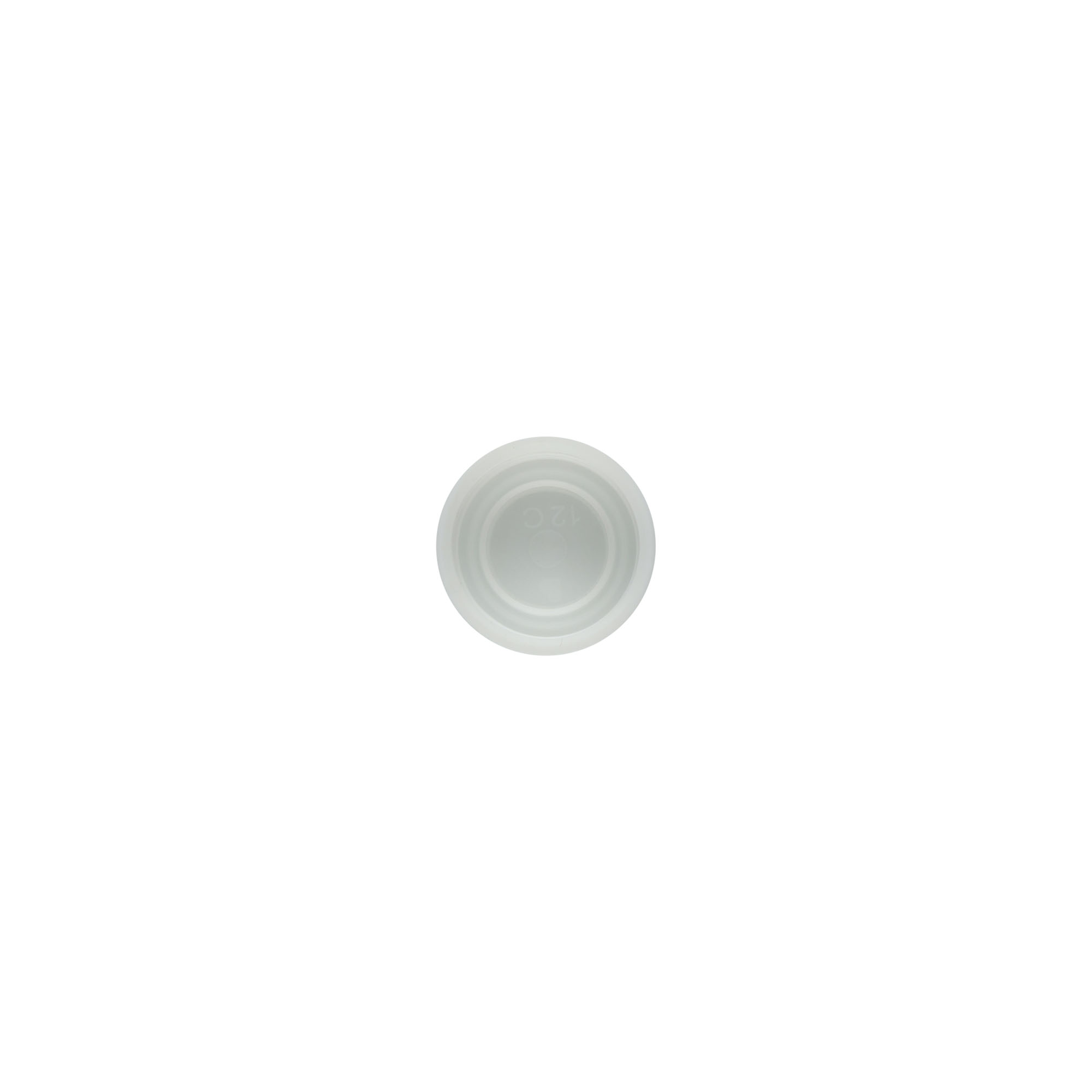 Tampa de rosca para tubos PET, plástico, branco Tampa de rosca para tubos PET, plástico, branco