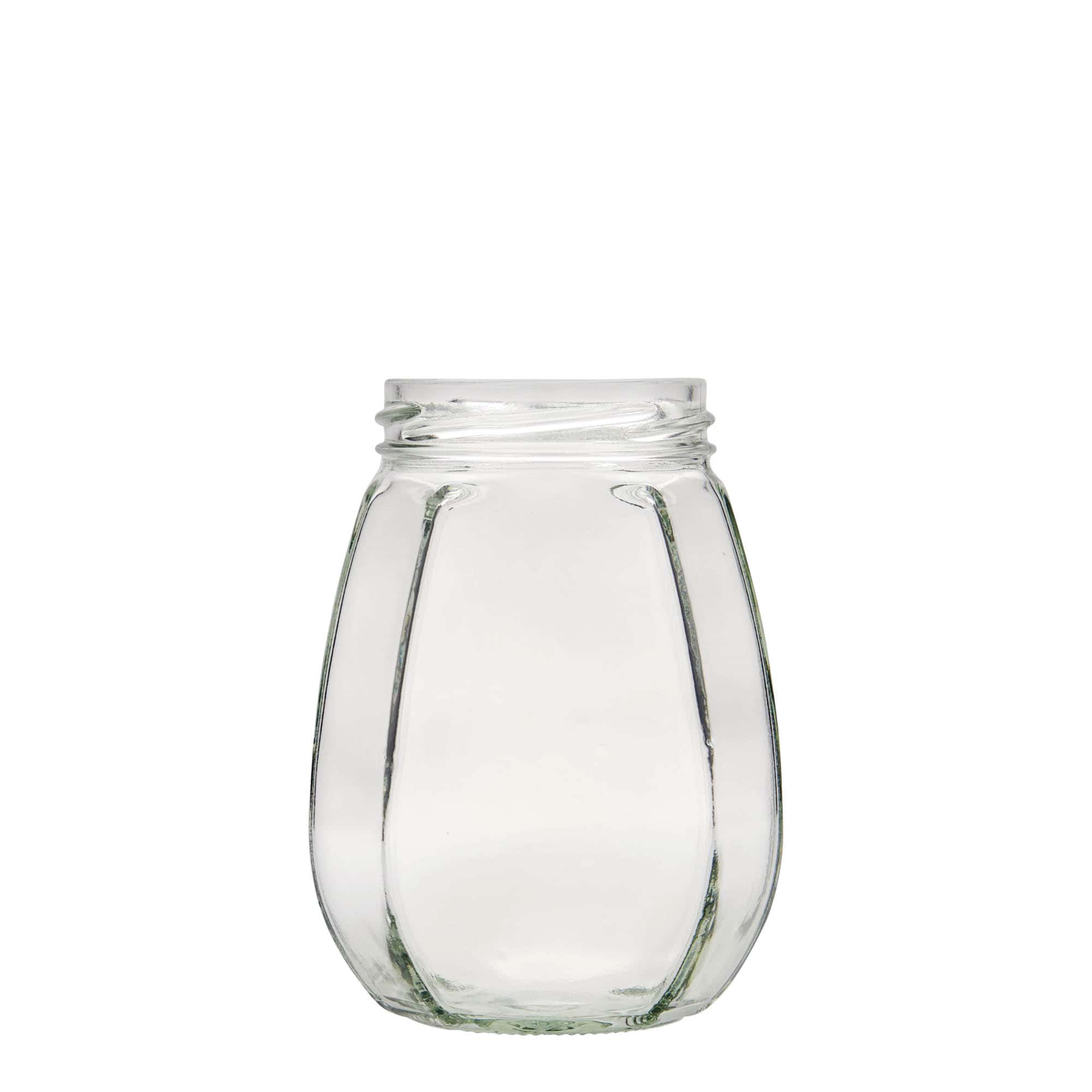 385 ml frasco para joias, hexagonal, boca: Twist-Off (TO 63)