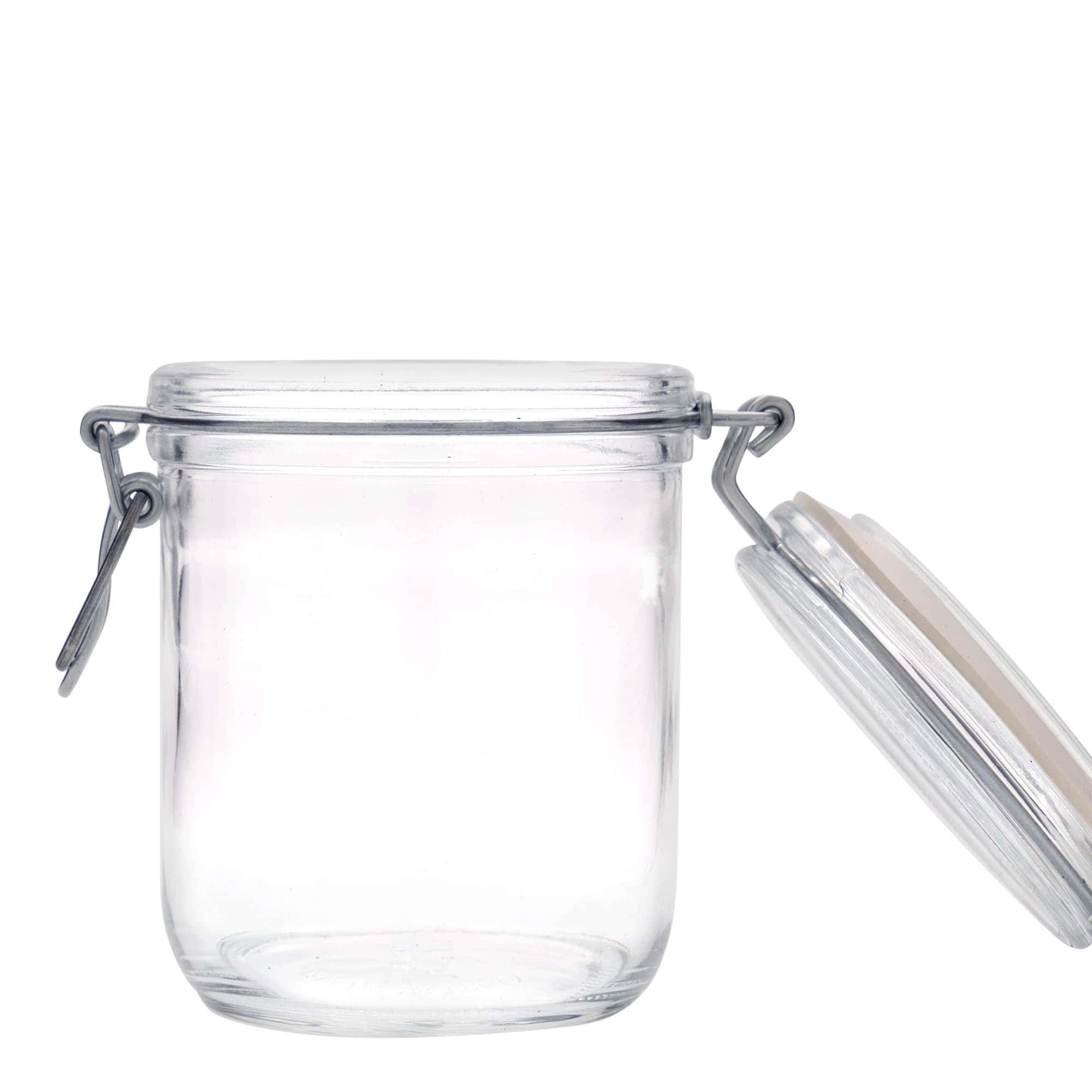 Frasco de vidro com fecho de alavanca 'Fido' 500 ml, Boca: Fecho de alavanca