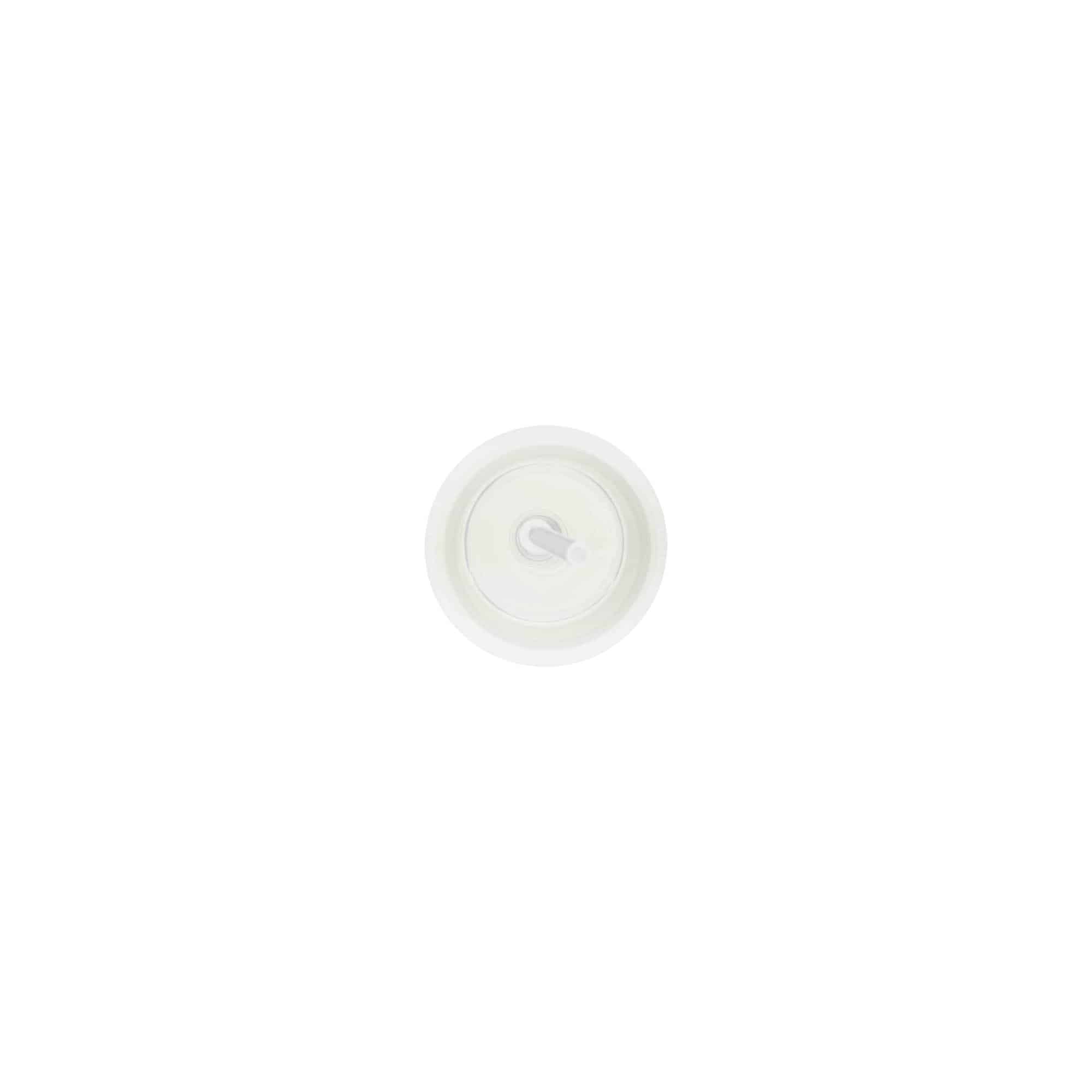 Doseador 100 ml 'Foamer', plástico PP, branco, para bocal: tampa de rosca