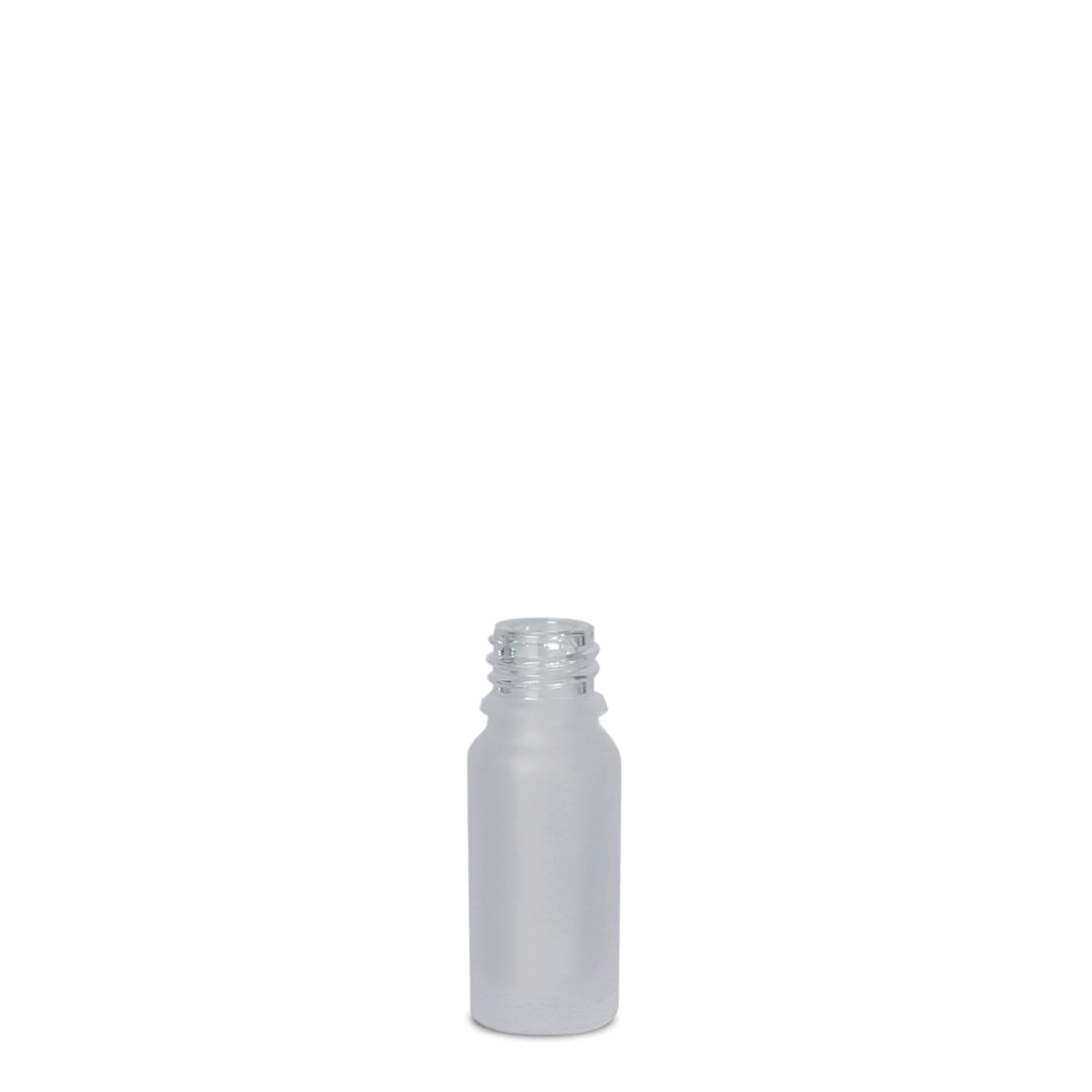 Frasco médico de 10 ml, vidro, fosco, gargalo: DIN 18 Frasco médico de 10 ml, vidro, fosco, gargalo: DIN 18