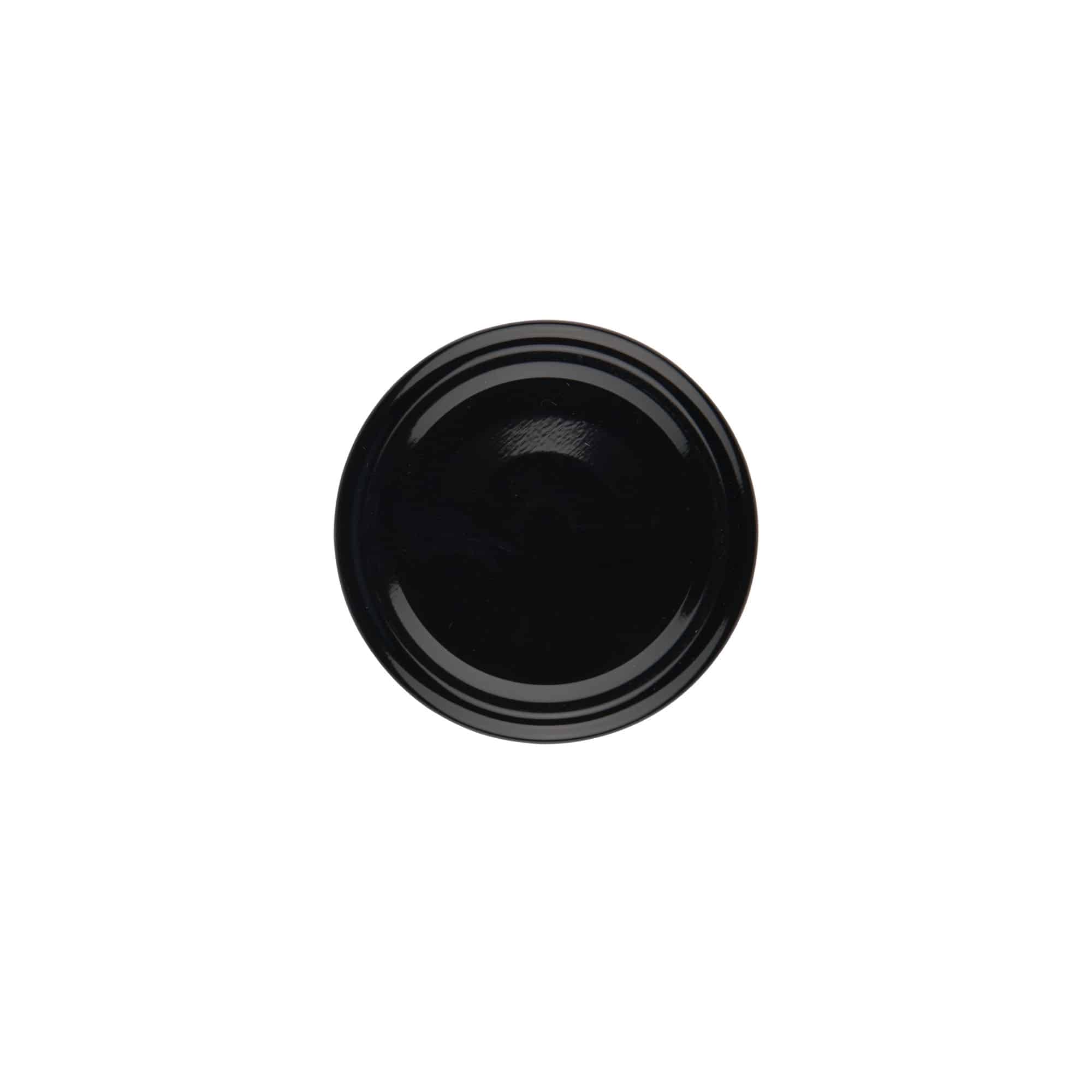 Tampa Twist-Off, folha de flandres, preto, para boca: TO 58