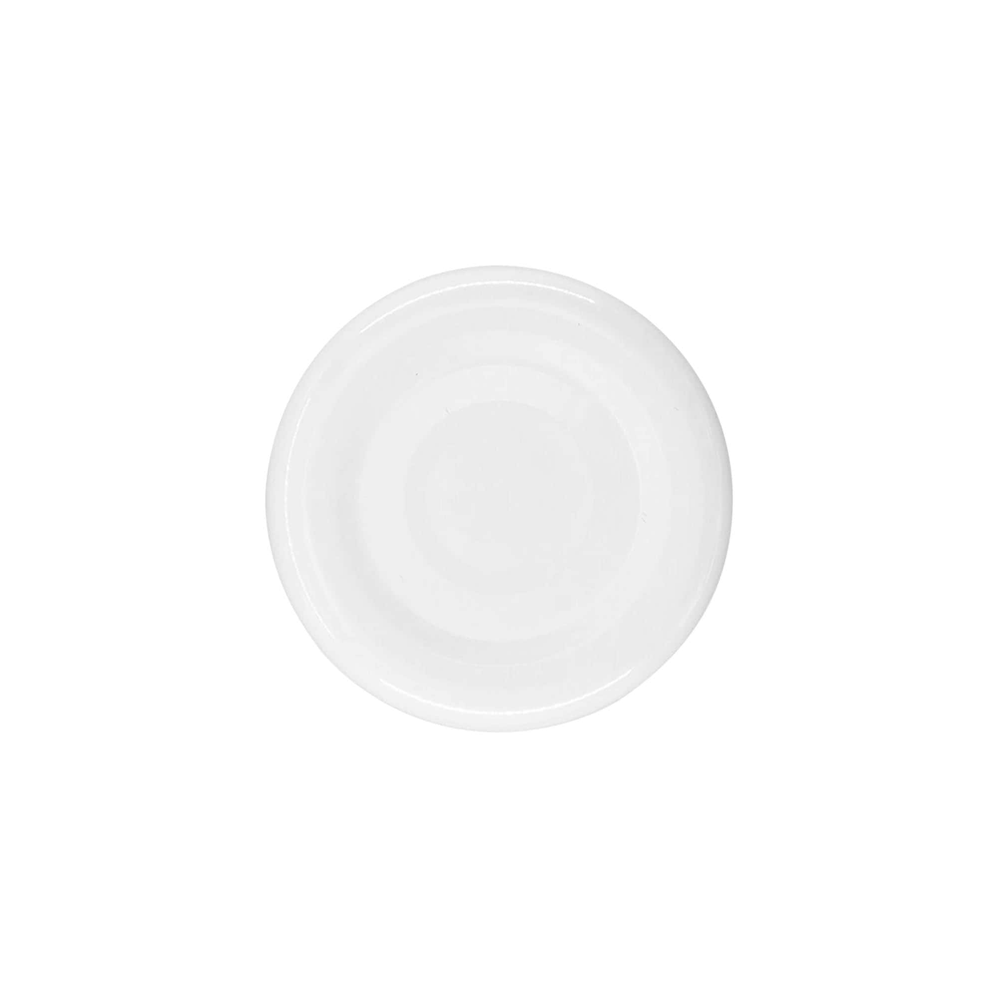 Tampa Twist-Off, chapa de ferro branca, branca, para abertura: TO 38