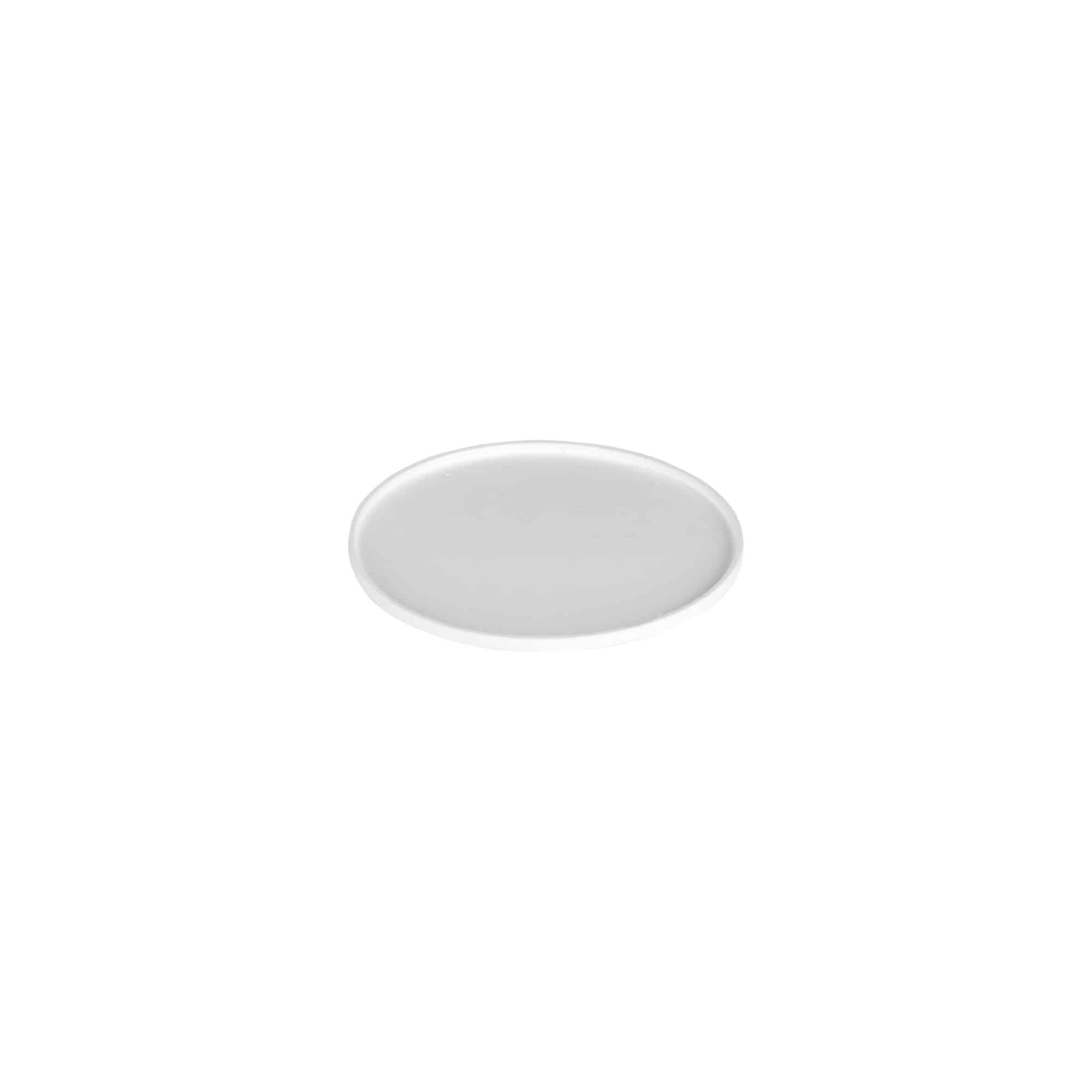 100 ml Placa de cobertura 'Bianca', plástico PP, branco