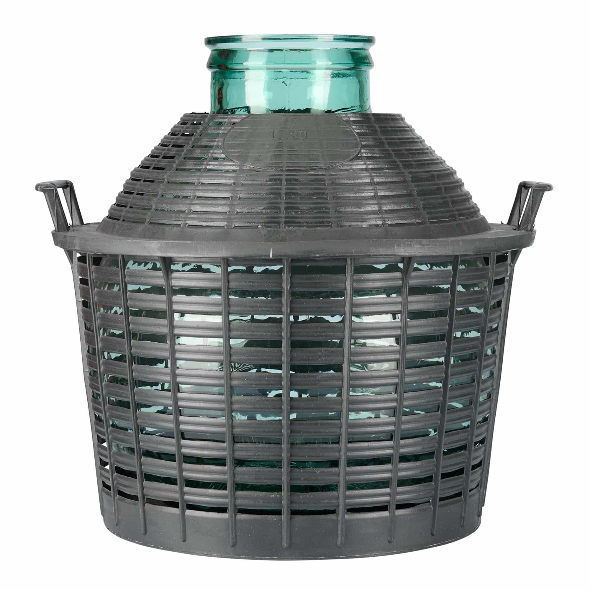 20 l Garrafão pescoço largo, vidro, boca: Tampa