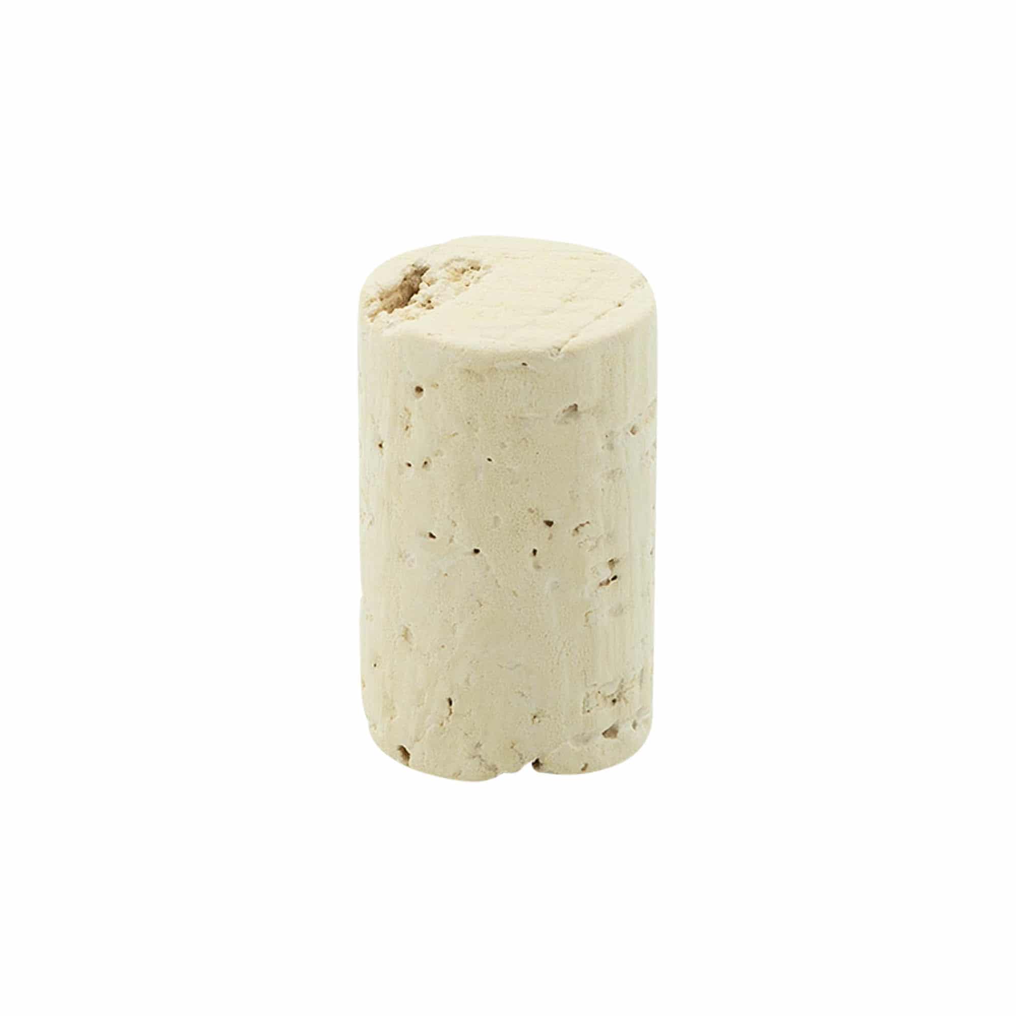 Rolha de vinho 24 mm, cortiça natural, bege, para boca: cortiça