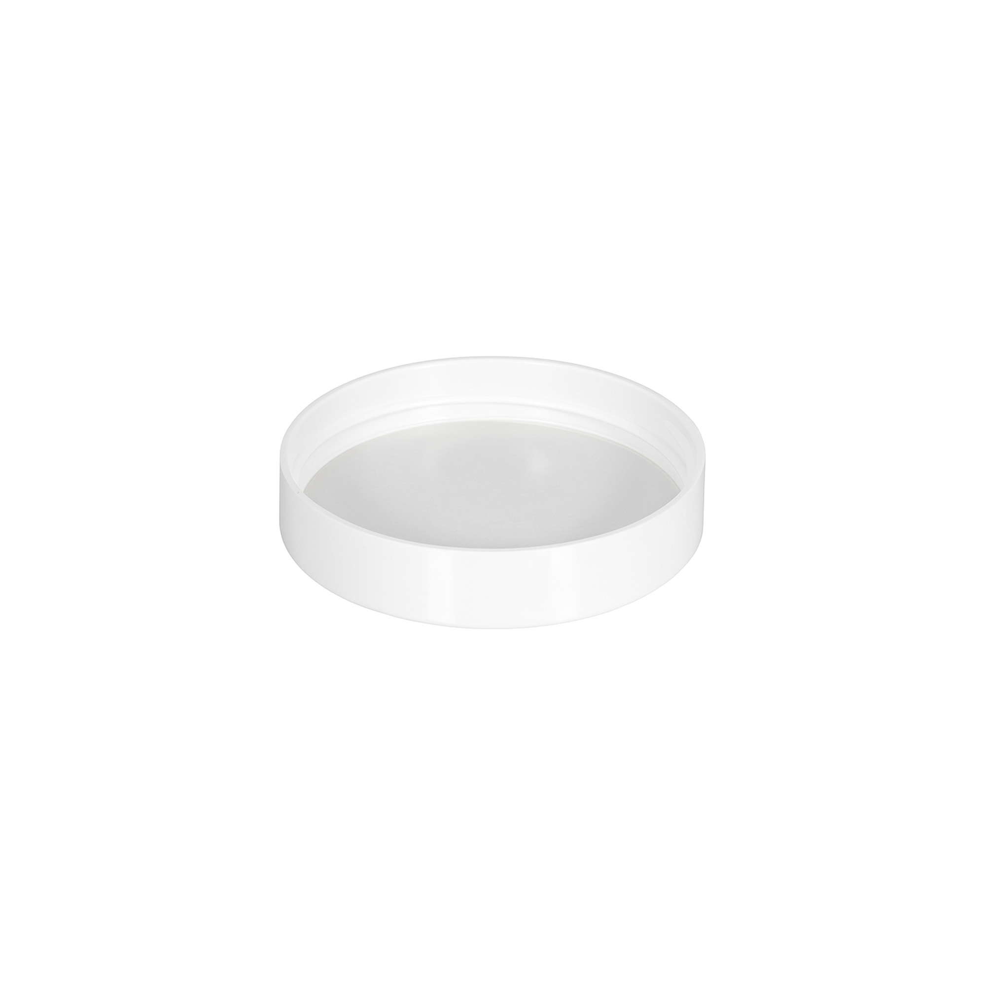Tampa de rosca para 120 ml 'Brown Line', PP, branco