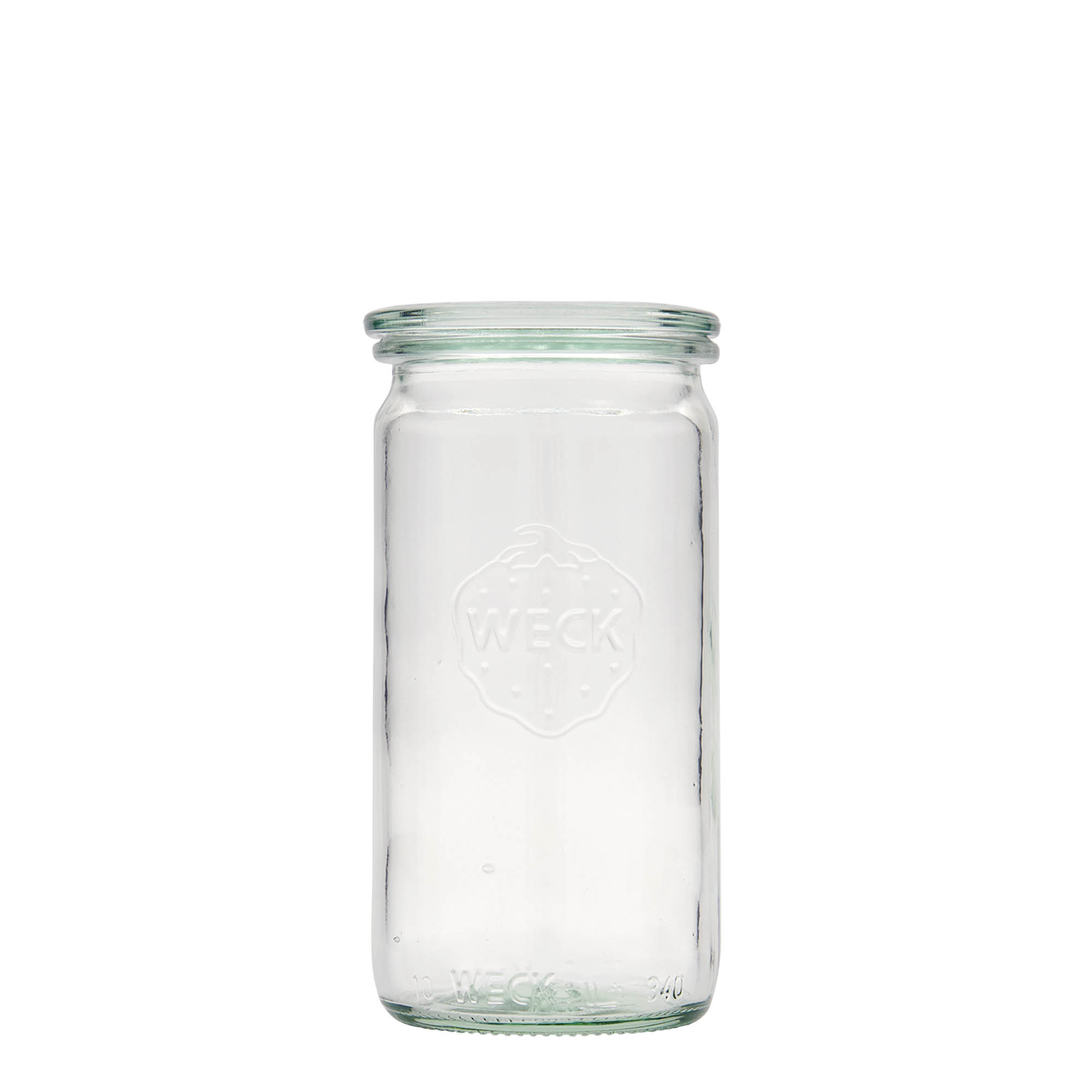 340 ml frasco cilíndrico WECK, boca: borda arredondada