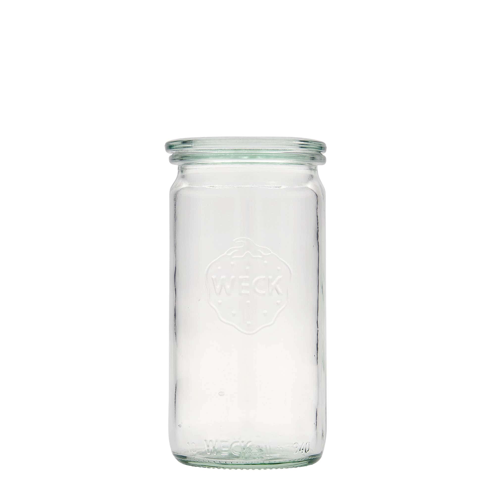 340 ml frasco cilíndrico WECK, boca: borda arredondada