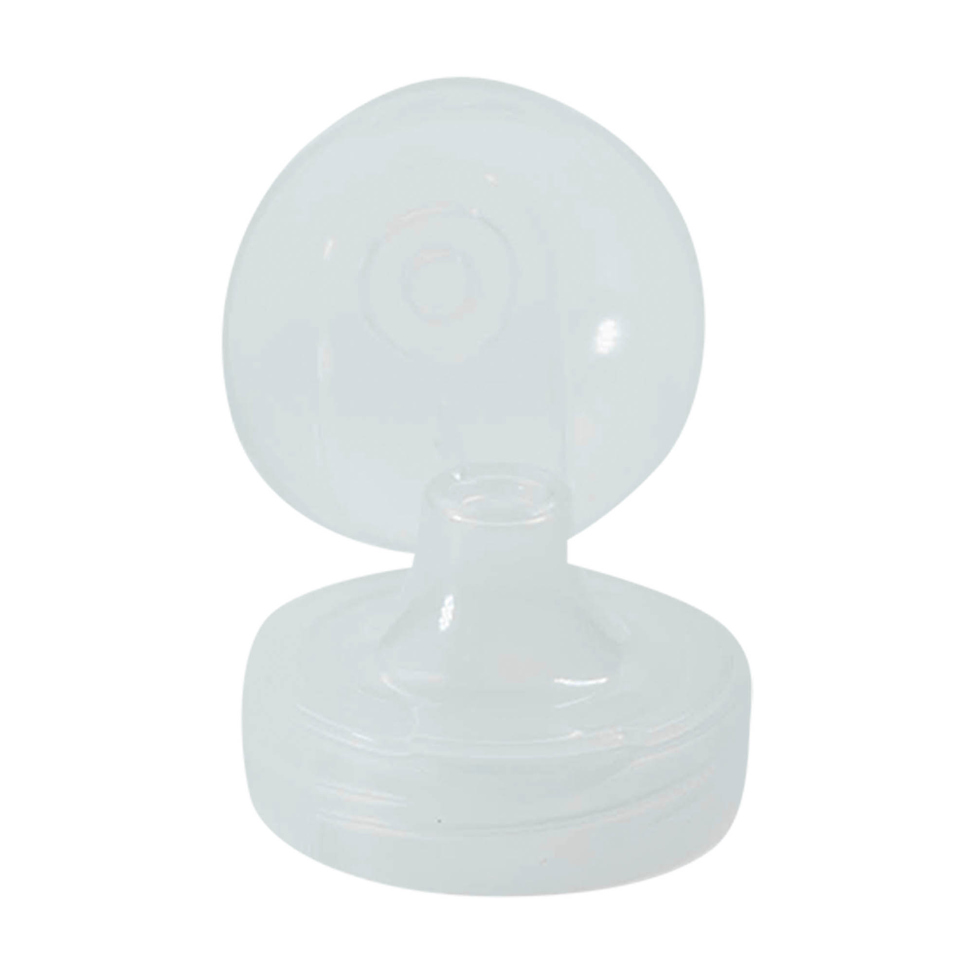 Tampa de rosca com dobradiça articulada Kavodrink, plástico PP, branco Tampa de rosca com dobradiça articulada Kavodrink, plástico PP, branco