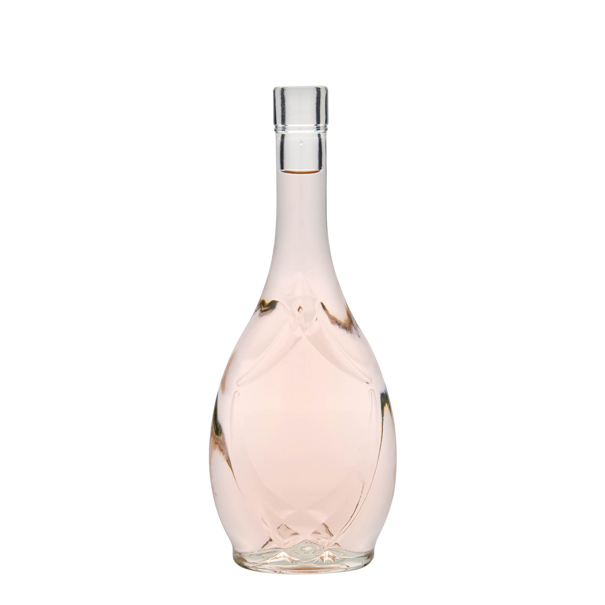 Garrafa de vidro de 500 ml 'Saragossa', oval, boca: cortiça Garrafa de vidro de 500 ml 'Saragossa', oval, boca: cortiça