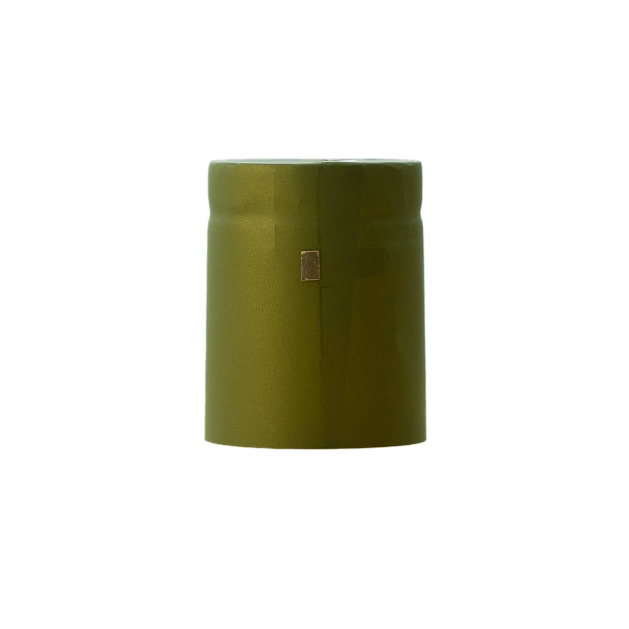 Cápsula de encolhimento 32x41, plástico PVC, verde-oliva