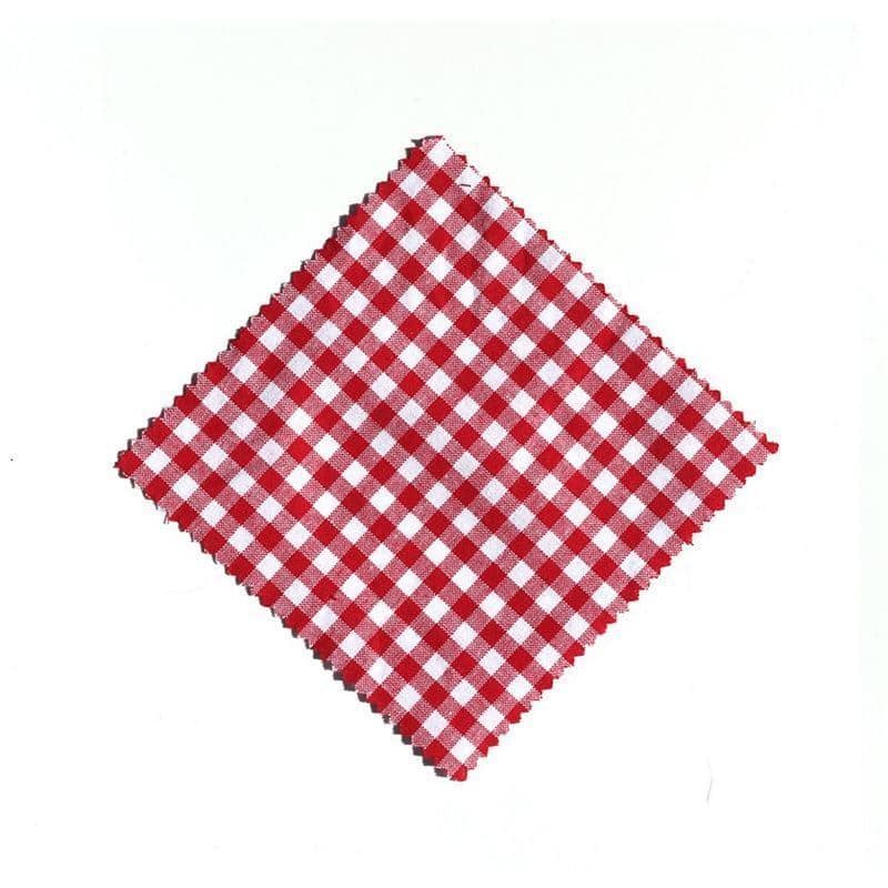 Tampas de tecido xadrez 12x12, quadrado, têxtil, vermelho, boca: TO38-TO53 Tampas de tecido xadrez 12x12, quadrado, têxtil, vermelho, boca: TO38-TO53