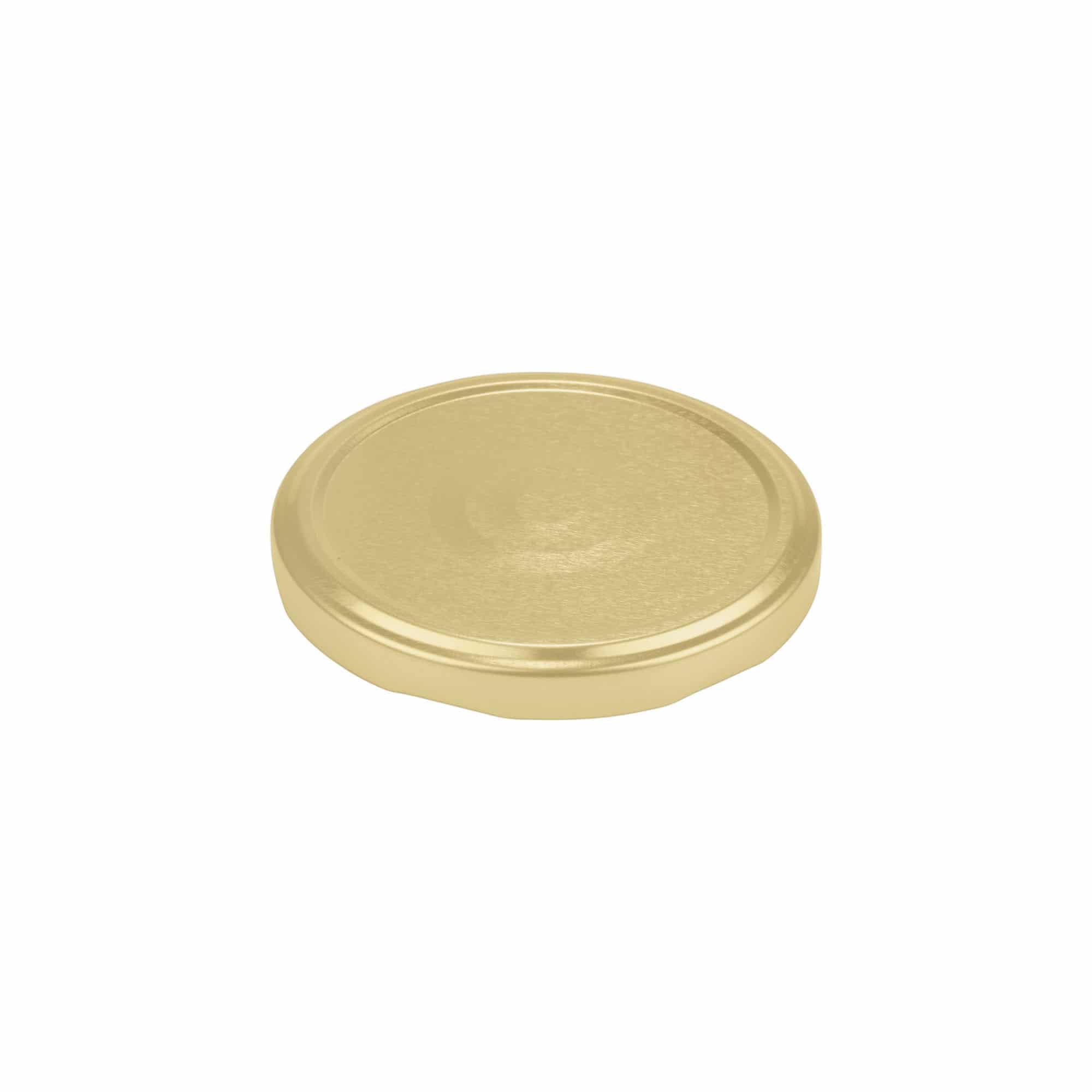 Tampa Twist-Off, folha de flandres, ouro, para boca: TO 82
