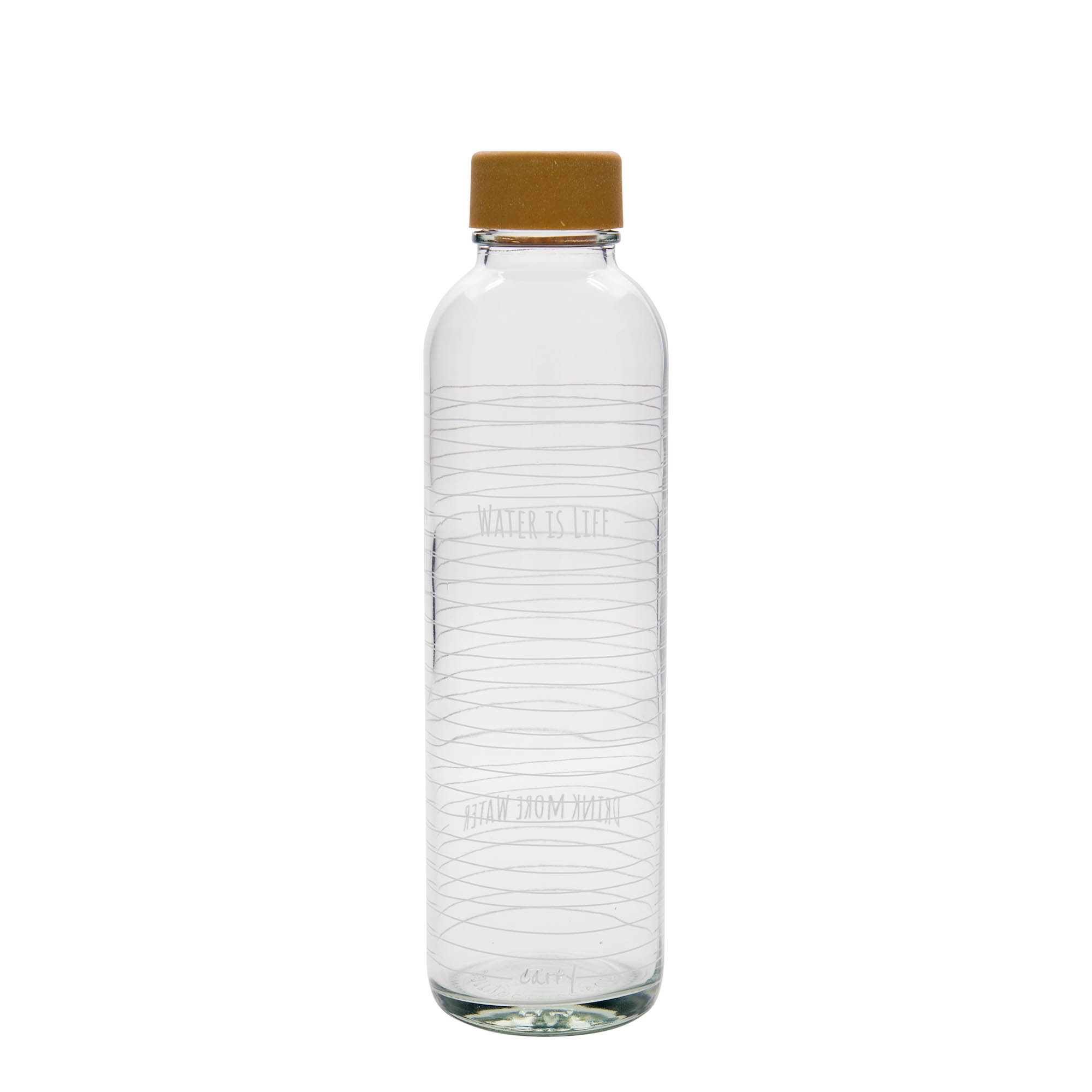 Garrafa de beber CARRY Bottle 'Water is Life' 700 ml, Boca: Tampa de rosca Garrafa de beber CARRY Bottle 'Water is Life' 700 ml, Boca: Tampa de rosca