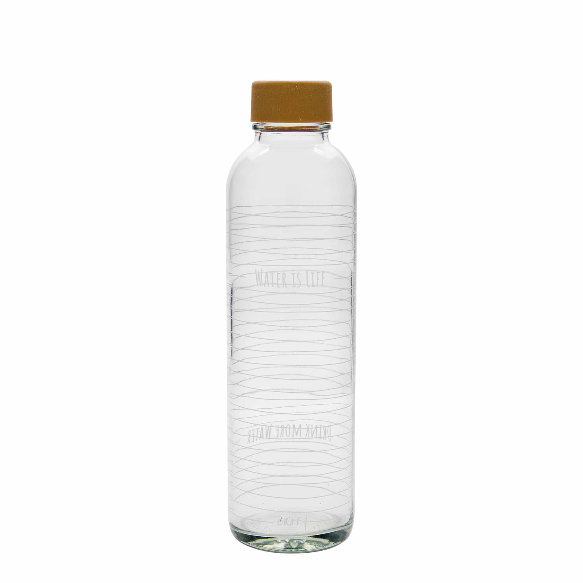 Garrafa de beber CARRY Bottle 'Water is Life' 700 ml, Boca: Tampa de rosca
