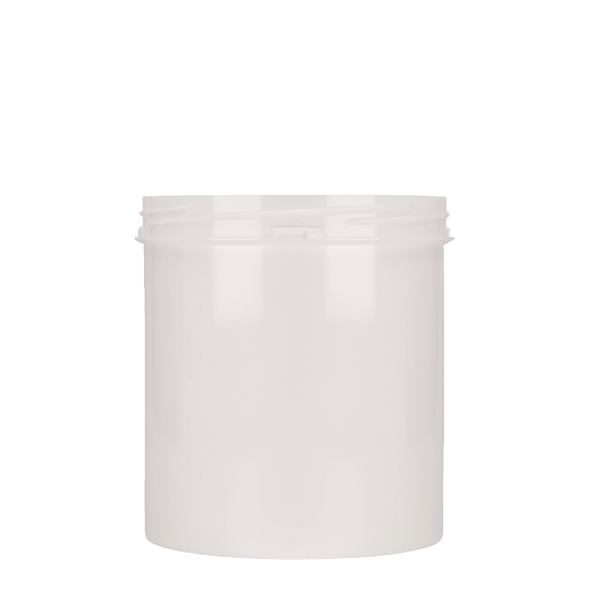 1000 ml Boião em plástico 'Securilock', PP, branco, boca: Tampa de rosca 1000 ml Boião em plástico 'Securilock', PP, branco, boca: Tampa de rosca