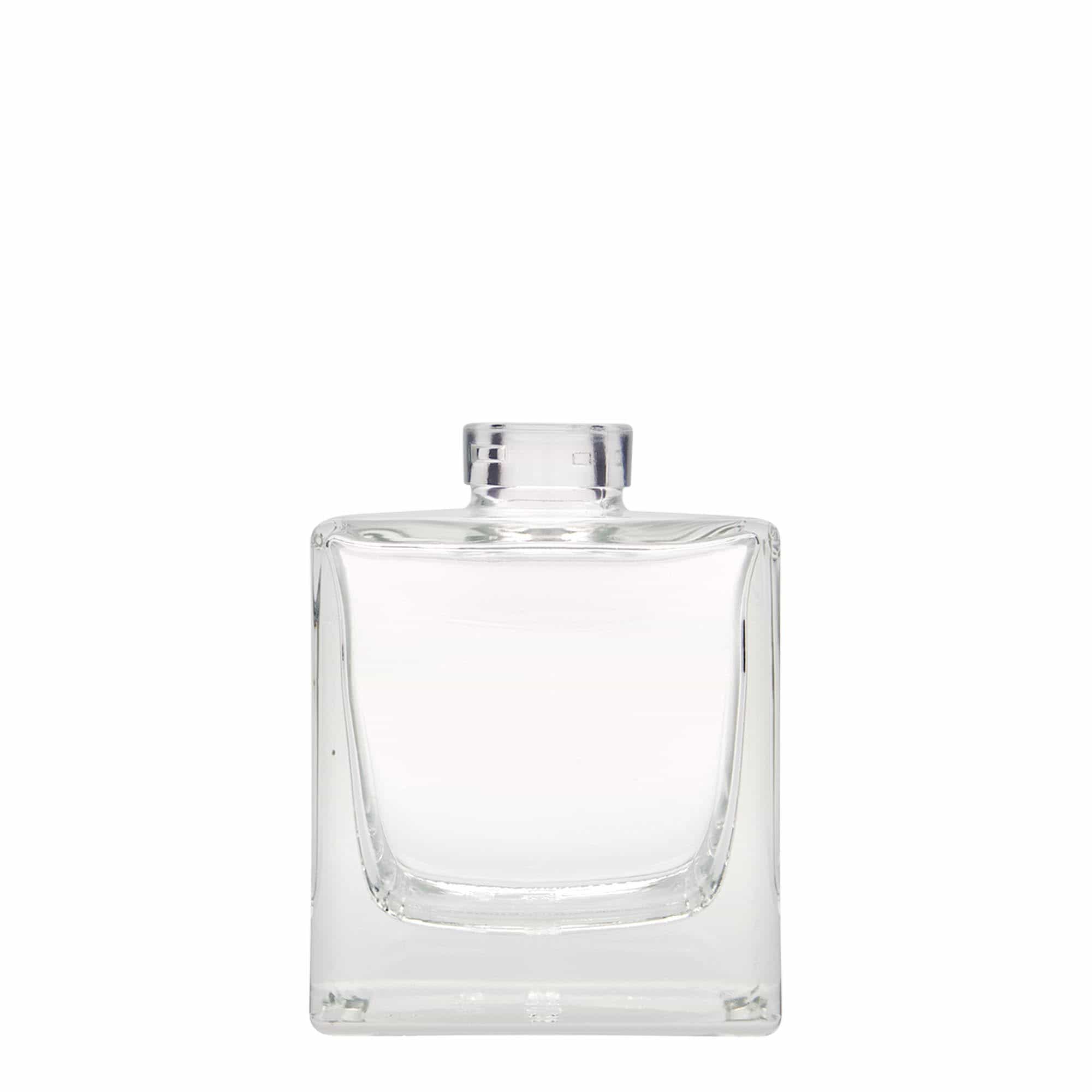 200 ml Garrafa de vidro 'Cube', quadrada, boca: Cortiça 200 ml Garrafa de vidro 'Cube', quadrada, boca: Cortiça