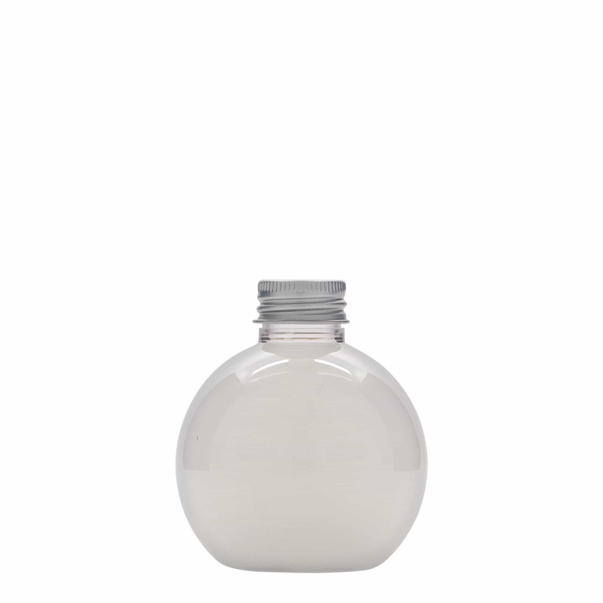 150 ml Garrafa PET 'Perry', redonda, plástico, boca: 24/410