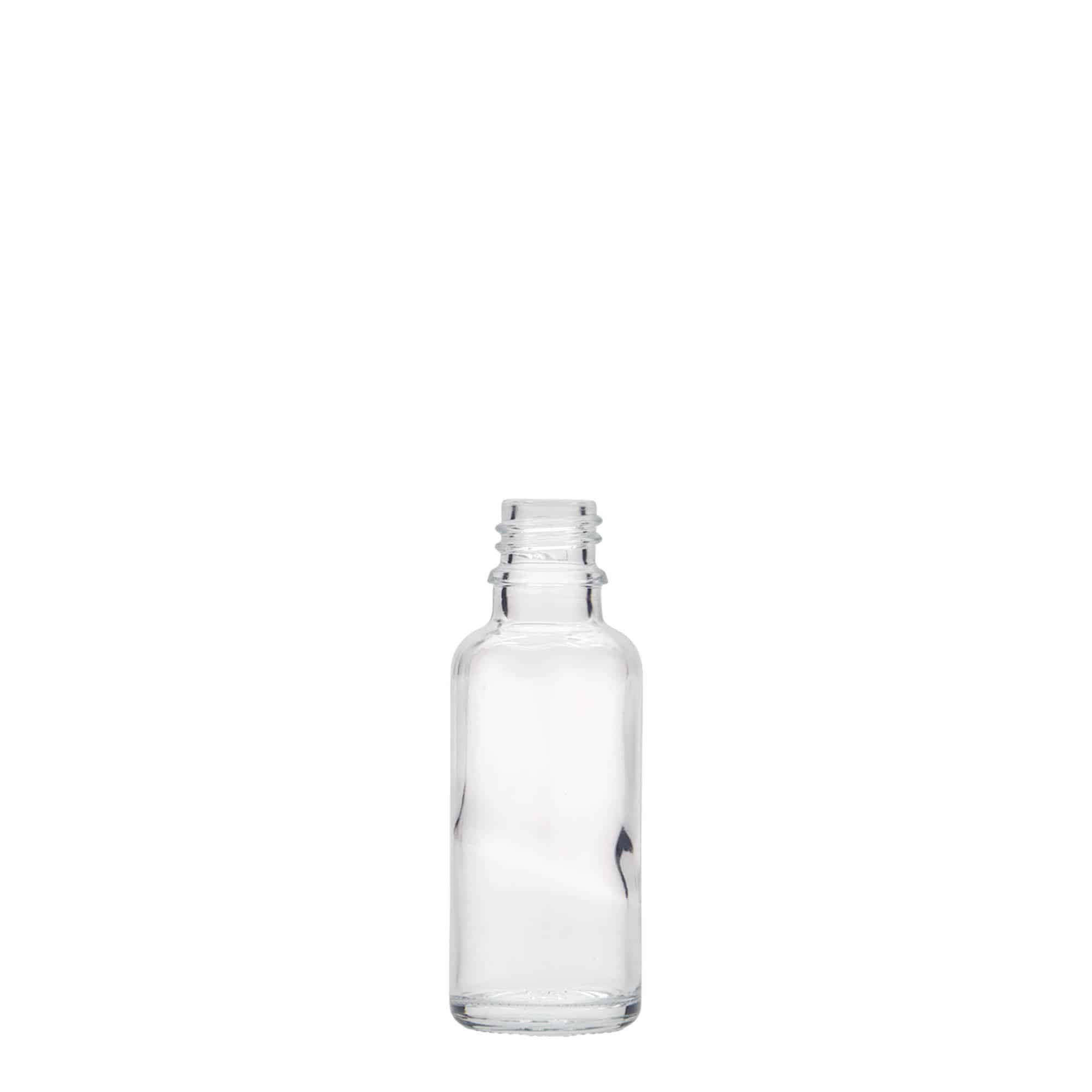 30 ml Frasco de medicamentos, vidro, boca: DIN 18 30 ml Frasco de medicamentos, vidro, boca: DIN 18