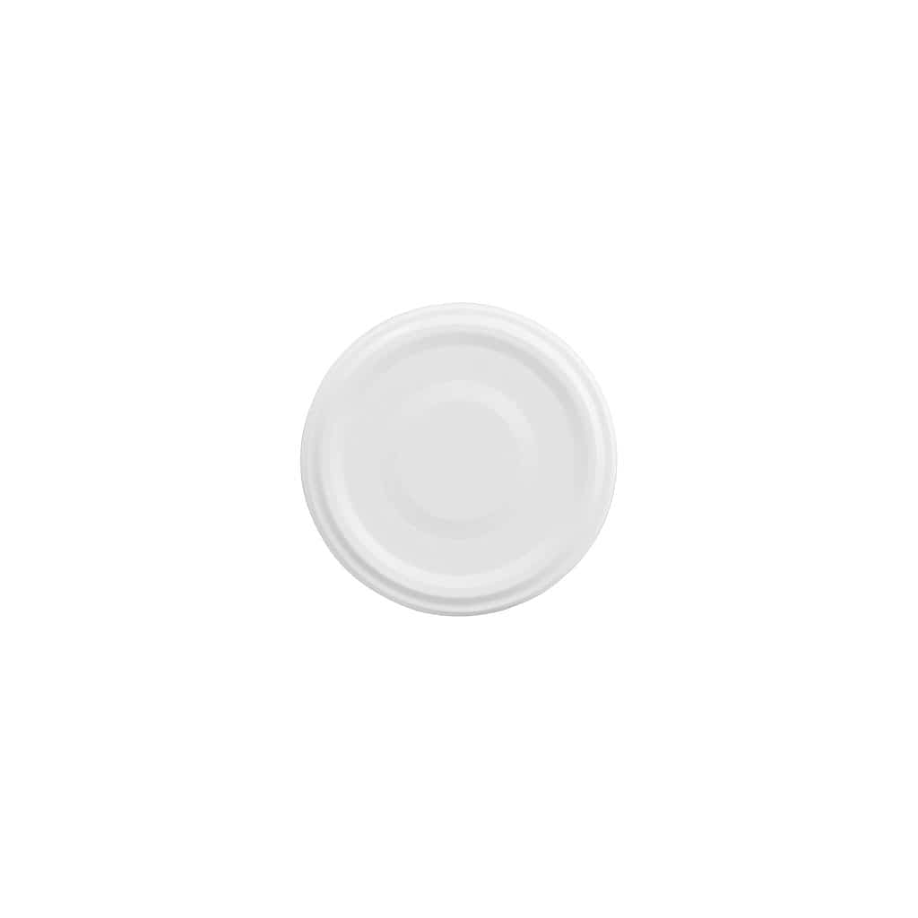 Tampa Twist-Off, folha de flandres, branco, para boca: TO 48
