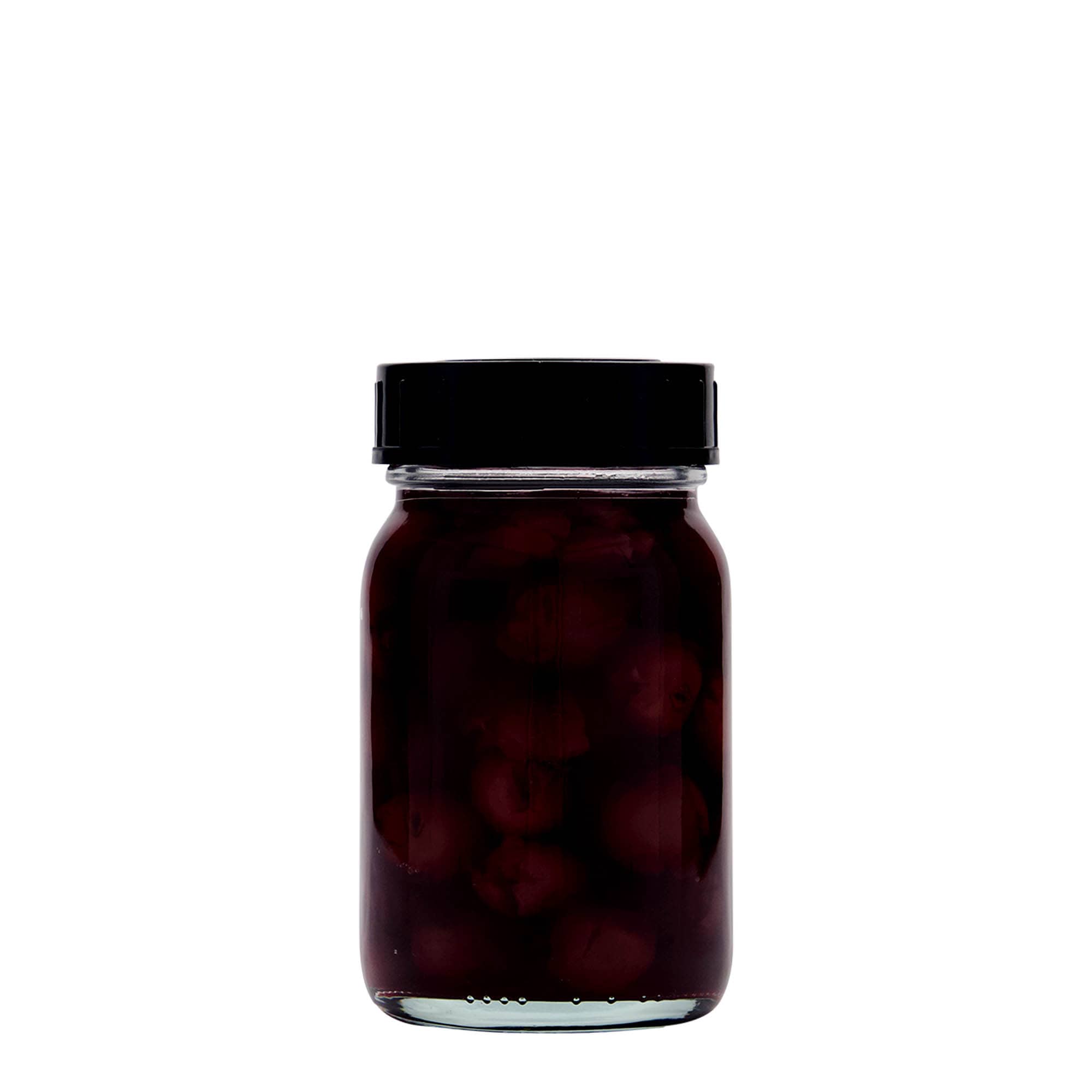 Frasco de boca larga de 200 ml, abertura: DIN 55