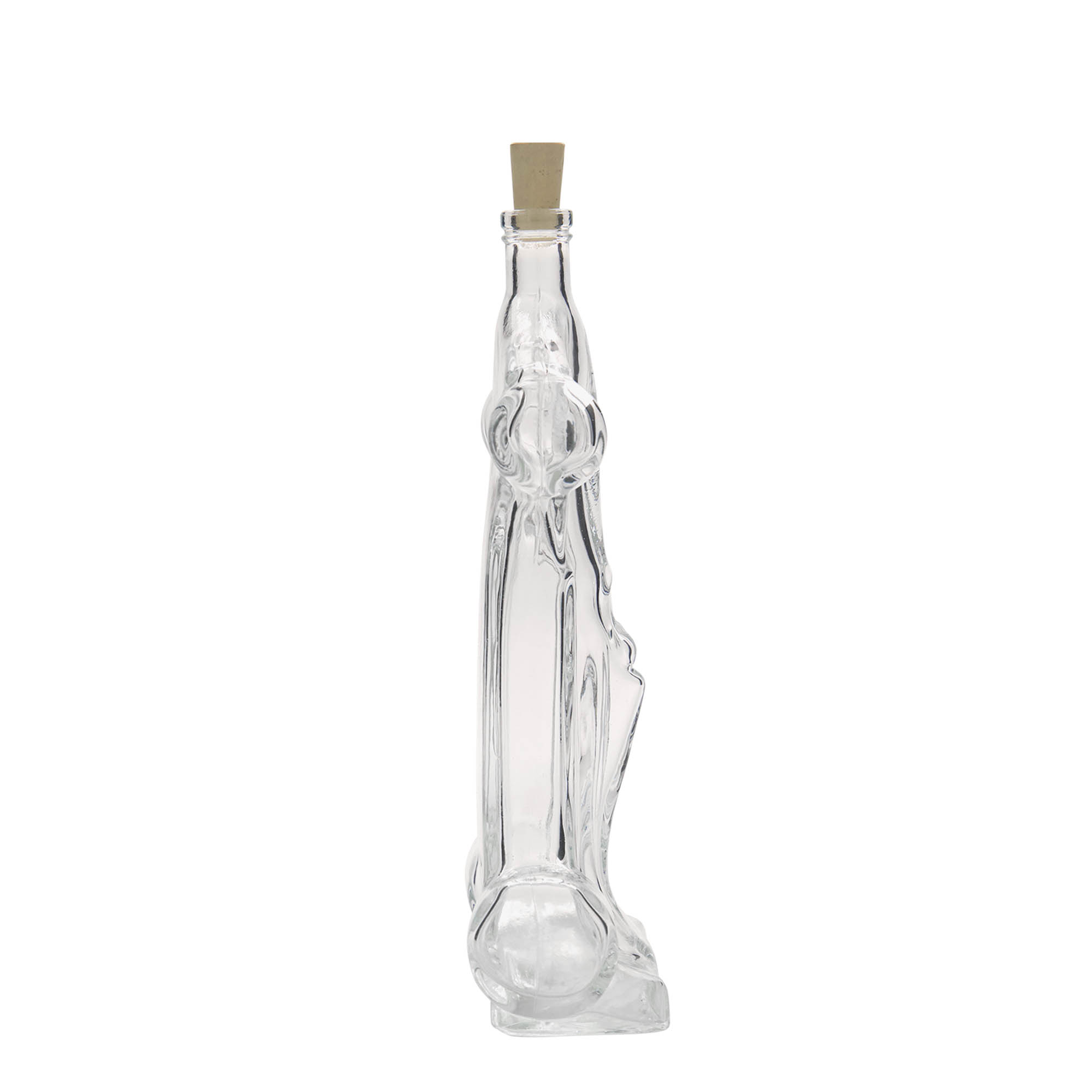 Frasco de vidro de 200 ml 'Carro de Corrida', boca: cortiça Frasco de vidro de 200 ml 'Carro de Corrida', boca: cortiça