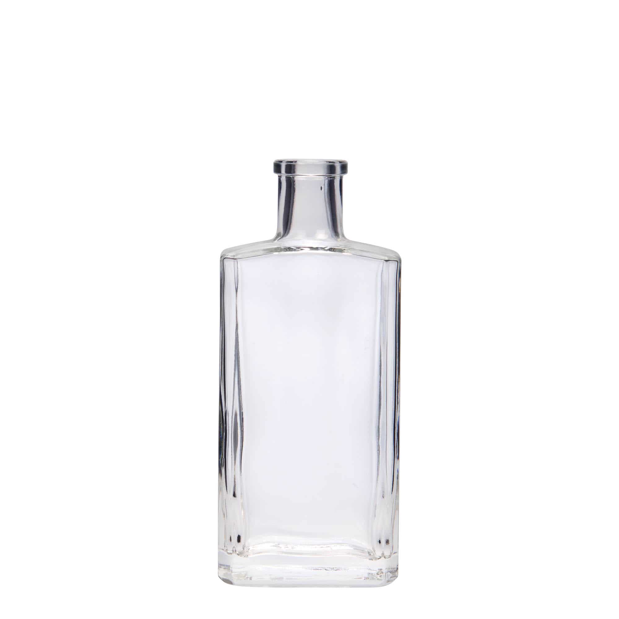 200 ml Garrafa de vidro 'Shiny', retangular, boca: Cortiça 200 ml Garrafa de vidro 'Shiny', retangular, boca: Cortiça