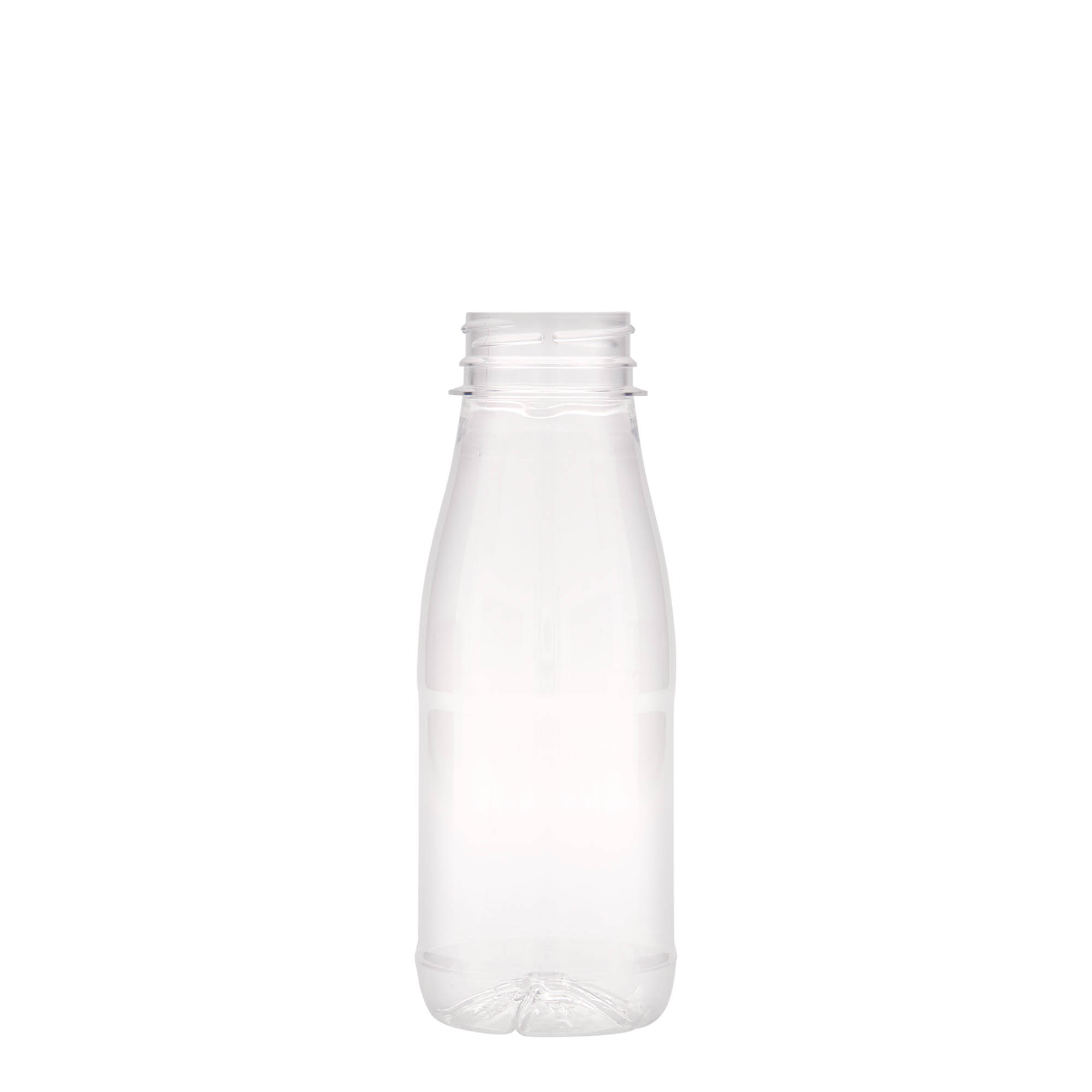 Garrafa PET 250 ml 'Leite e Sumo', plástico, boca: 38 mm