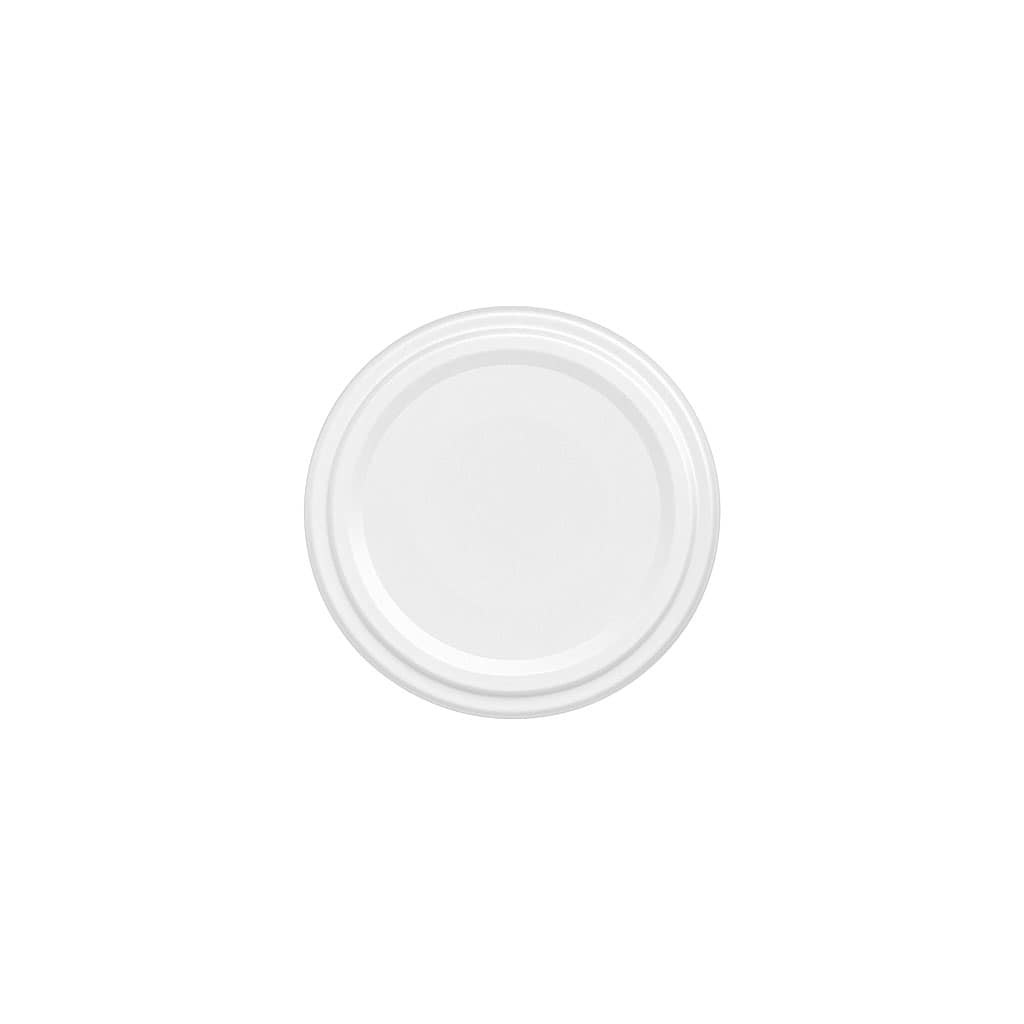 Tampa Twist-Off, folha de flandres, branco, para boca: TO 53