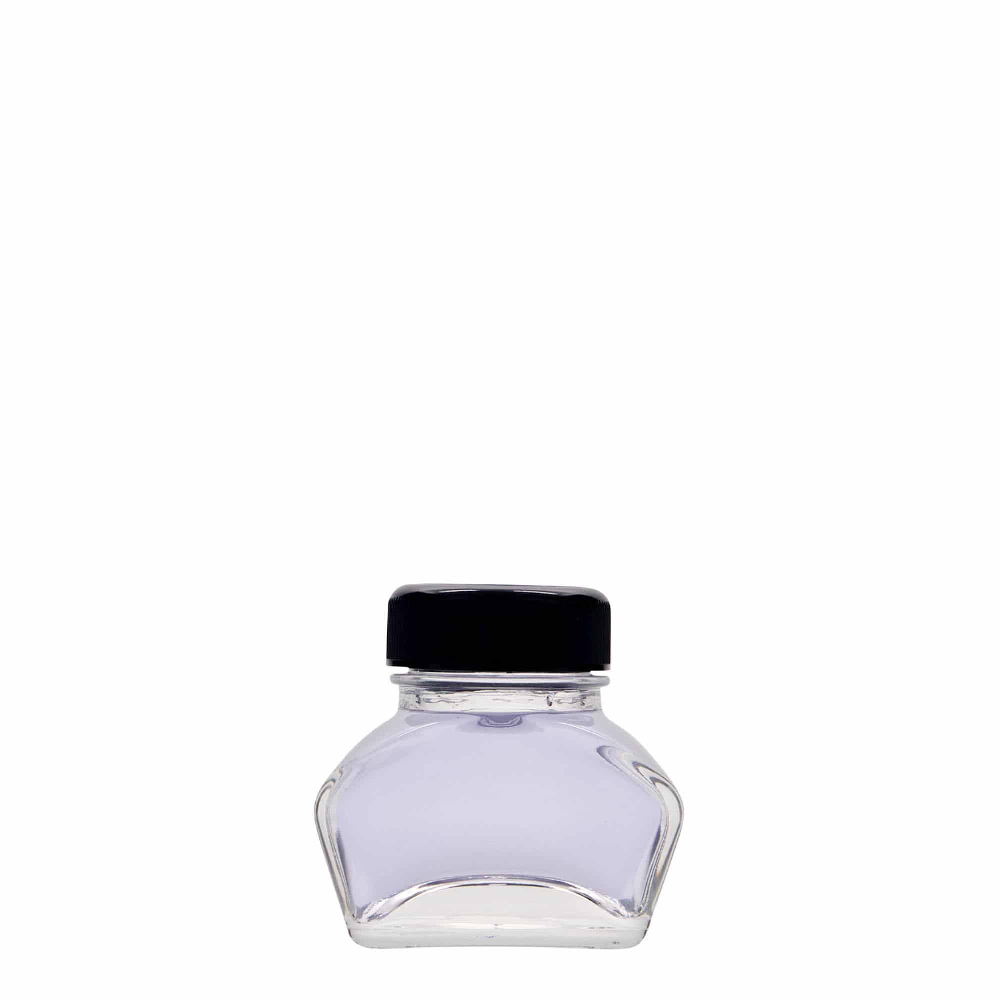 30 ml tinteiro, retangular, abertura: tampa de rosca
