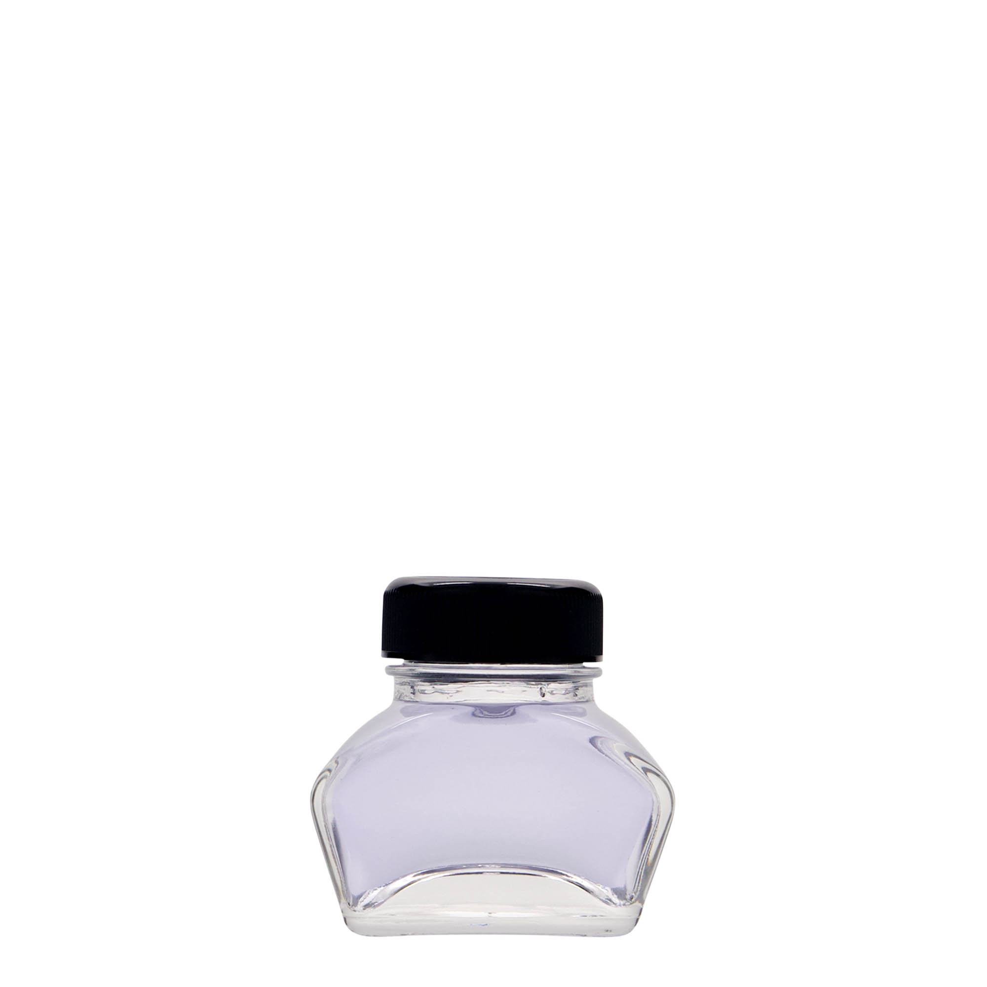 30 ml tinteiro, retangular, abertura: tampa de rosca