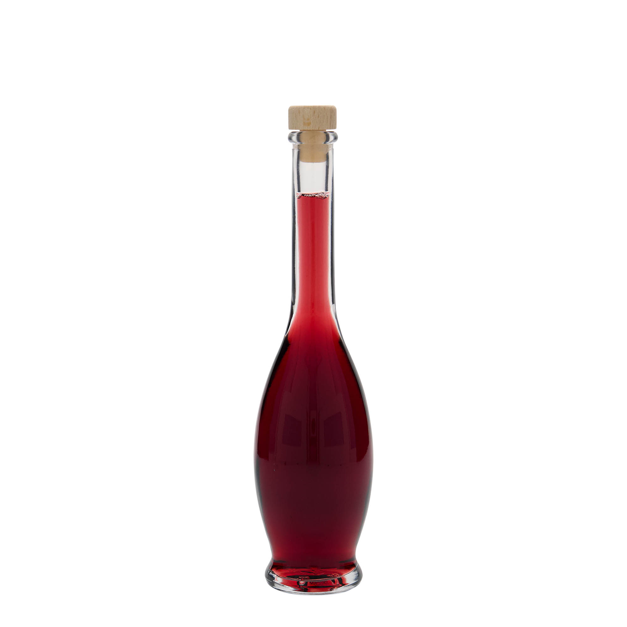 Frasco de vidro de 100 ml 'Gina', bocal: cortiça Frasco de vidro de 100 ml 'Gina', bocal: cortiça