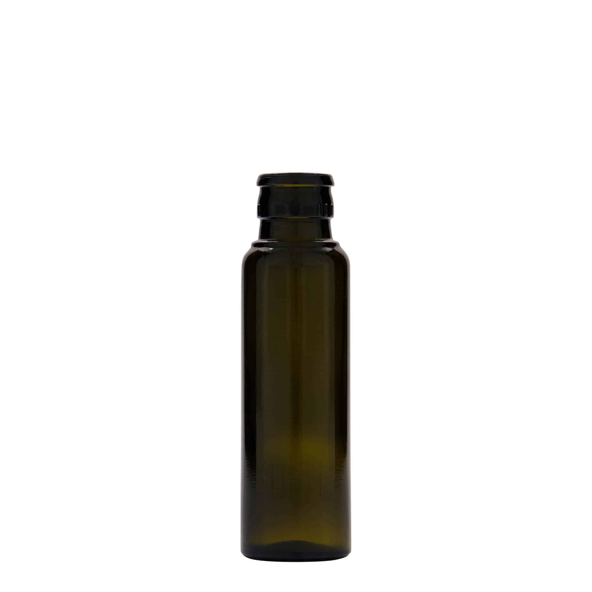 100 ml Garrafa para azeite e vinagre 'Willy New', vidro, verde antigo, boca: DOP 100 ml Garrafa para azeite e vinagre 'Willy New', vidro, verde antigo, boca: DOP