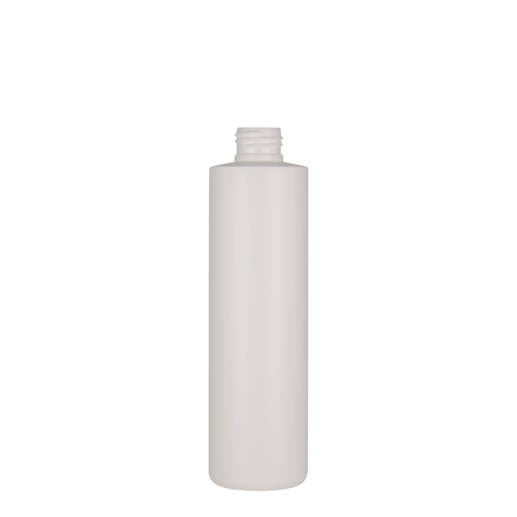 Frasco de plástico de 250 ml 'Pipe', HDPE verde, branco, bocal: 24/410 Frasco de plástico de 250 ml 'Pipe', HDPE verde, branco, bocal: 24/410