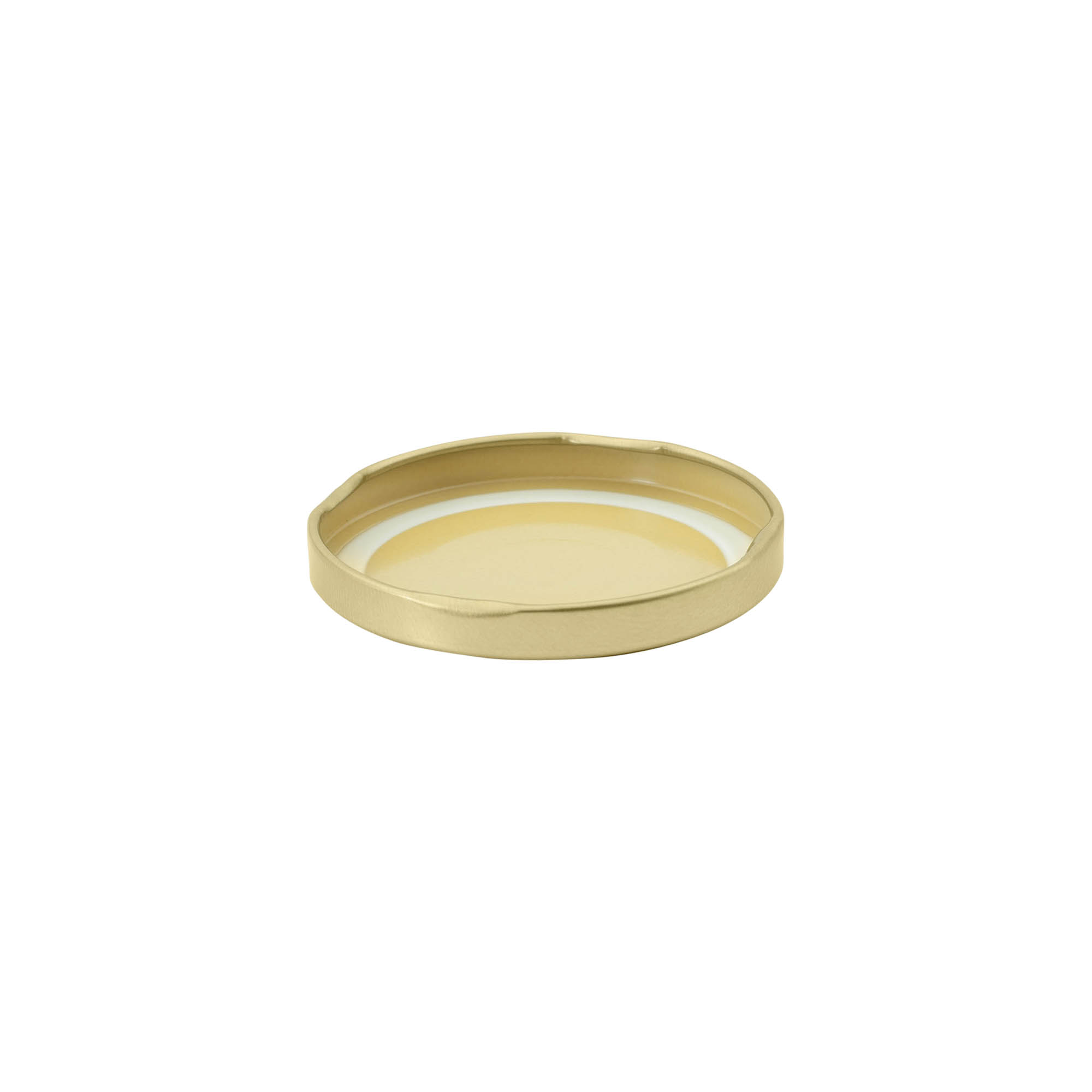 Tampa Twist-Off, folha de flandres, dourado, para boca: TO 66